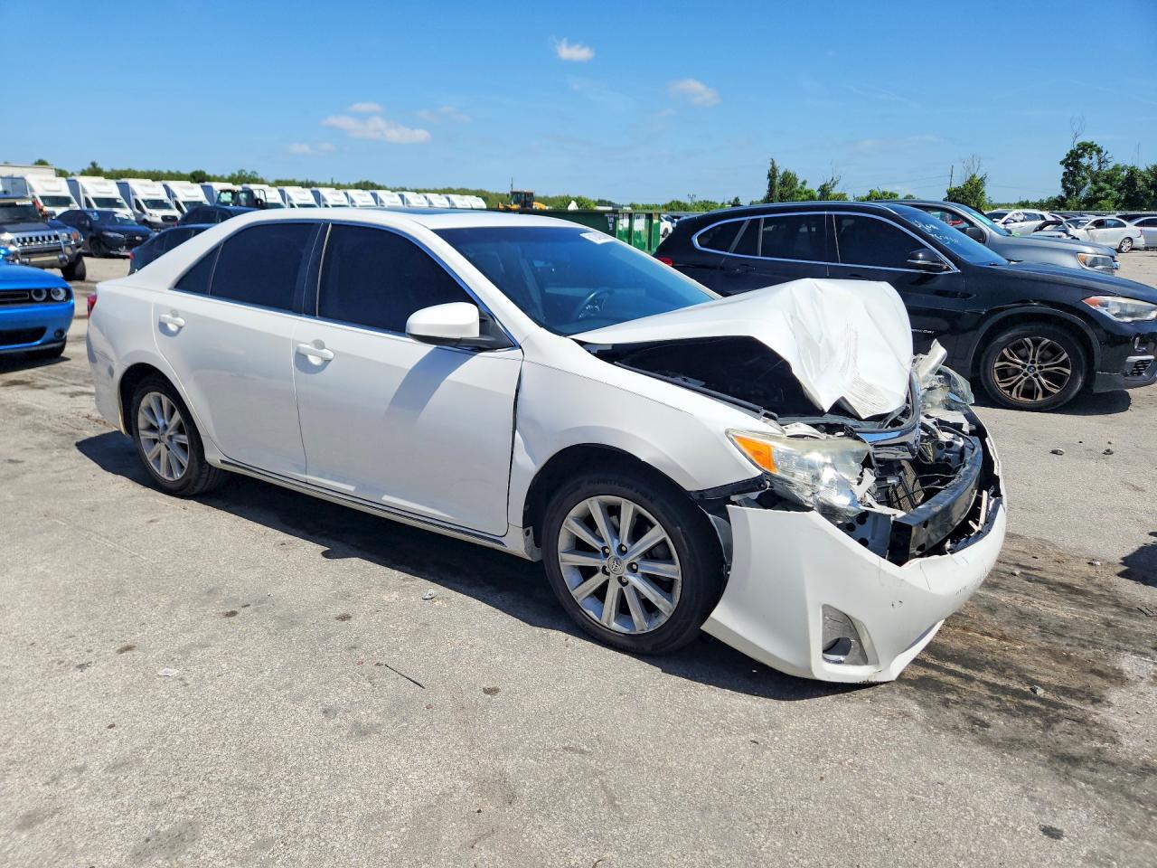 2014 Toyota Camry Xle Белый vin: 4T1BF1FKXEU761099