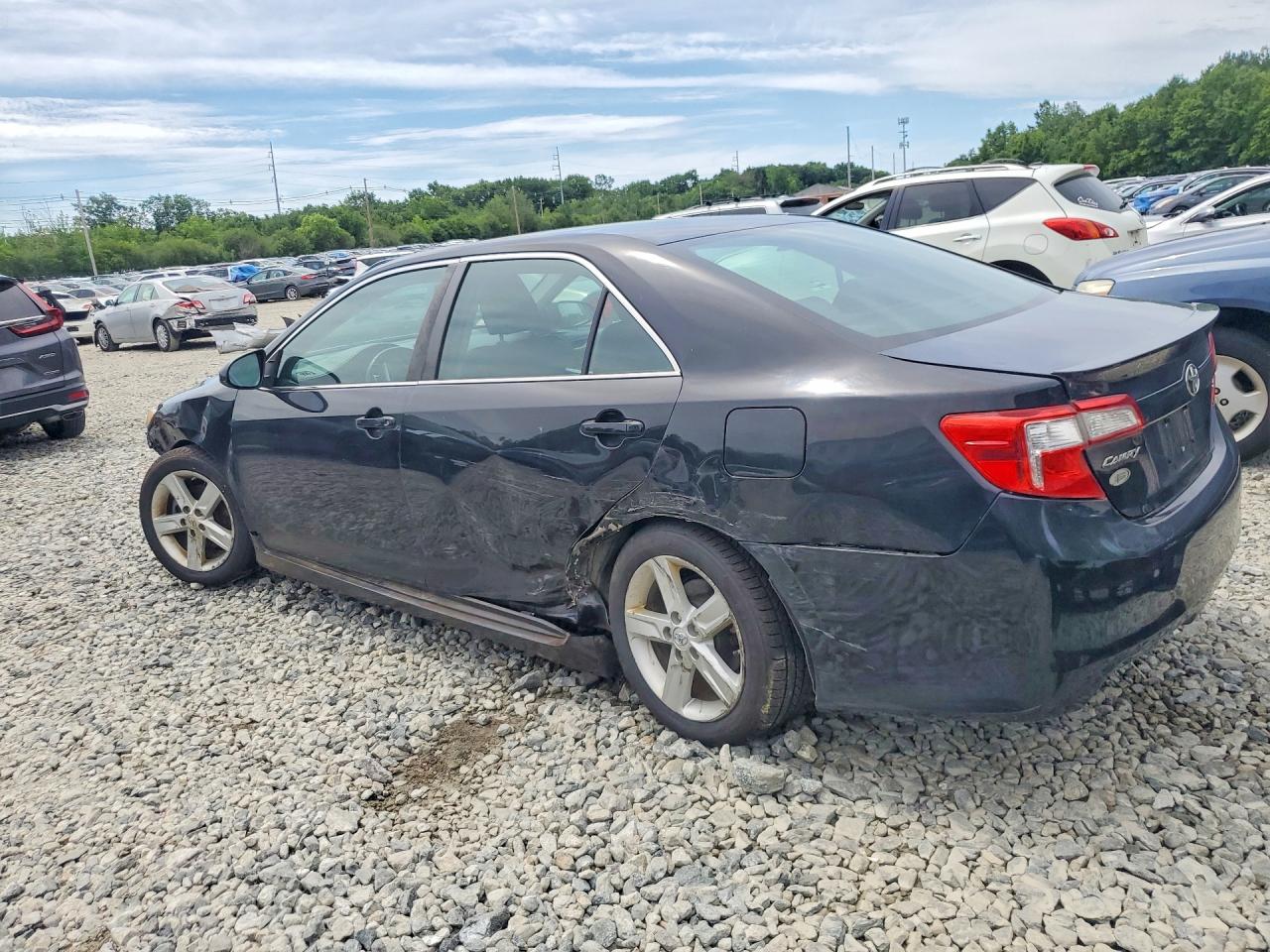 2014 Toyota Camry Se Черный vin: 4T1BF1FKXEU784141