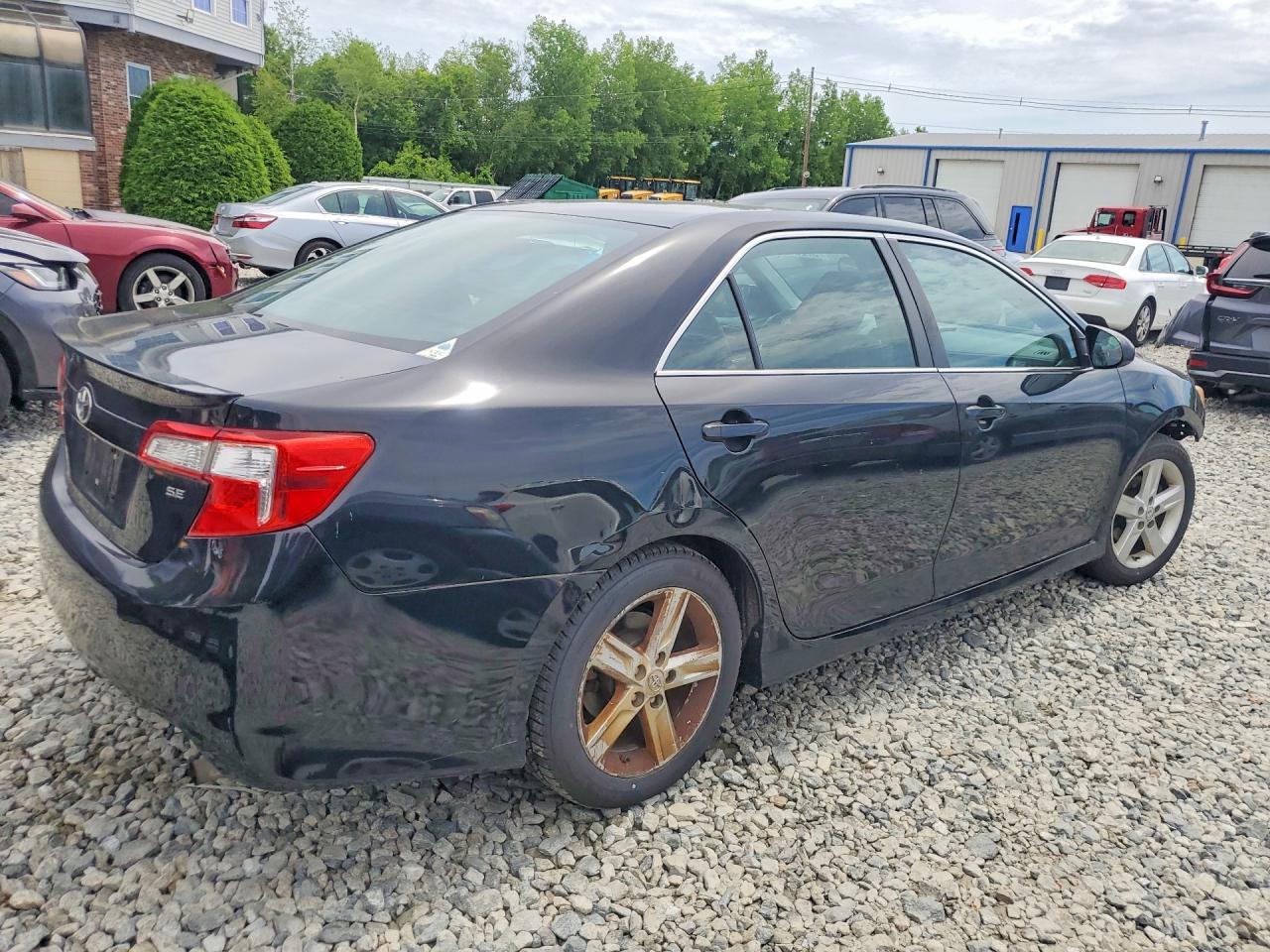 2014 Toyota Camry Se Черный vin: 4T1BF1FKXEU784141