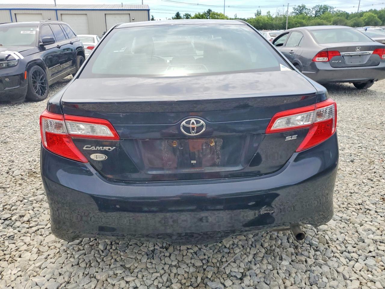 2014 Toyota Camry Se Черный vin: 4T1BF1FKXEU784141