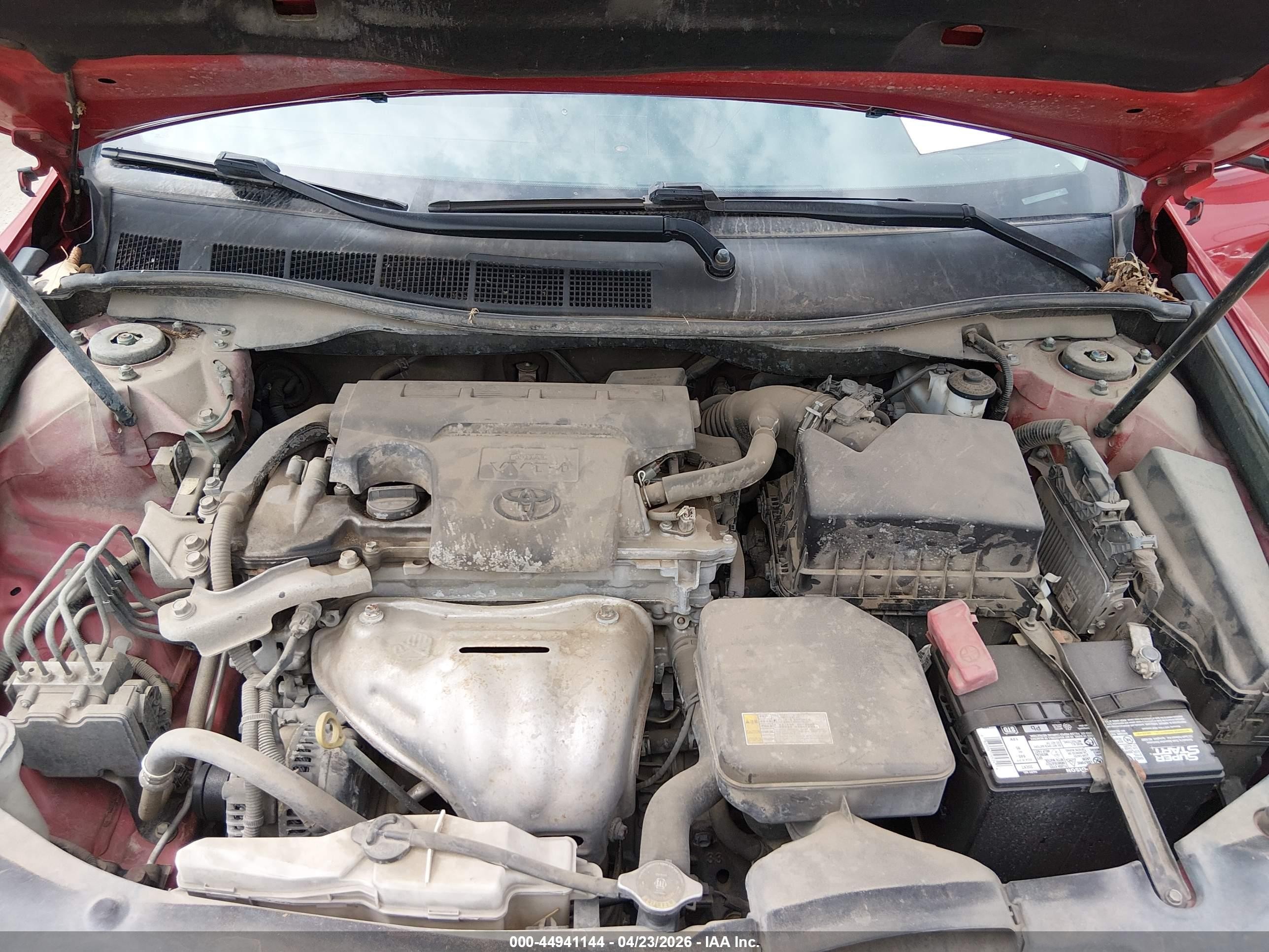 2014 Toyota Camry Se Red vin: 4T1BF1FKXEU807479