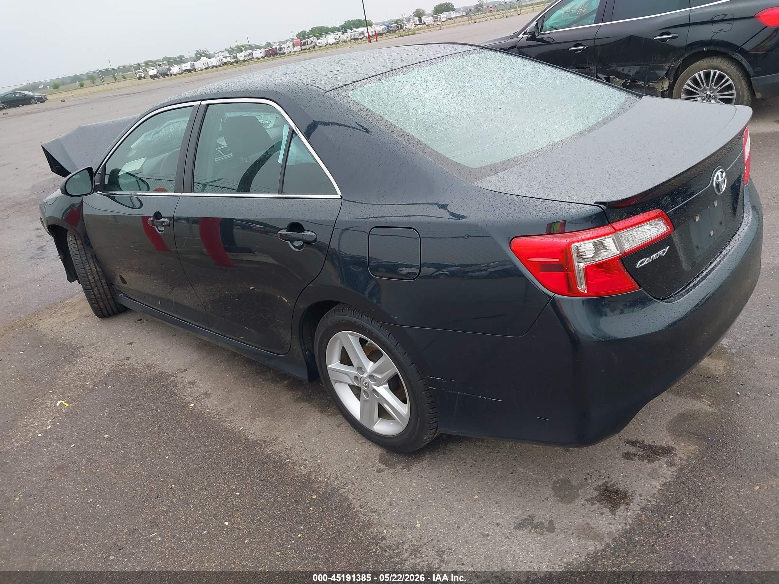 2014 Toyota Camry Se Black vin: 4T1BF1FKXEU810480