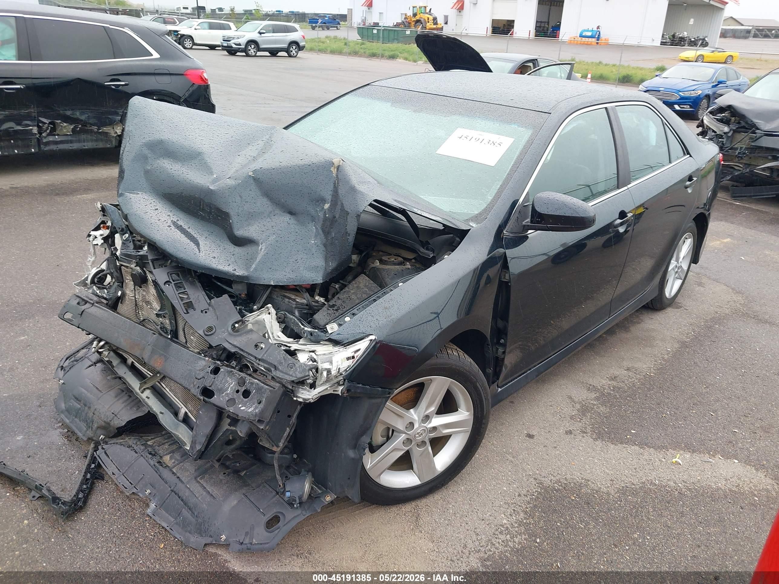 2014 Toyota Camry Se Black vin: 4T1BF1FKXEU810480