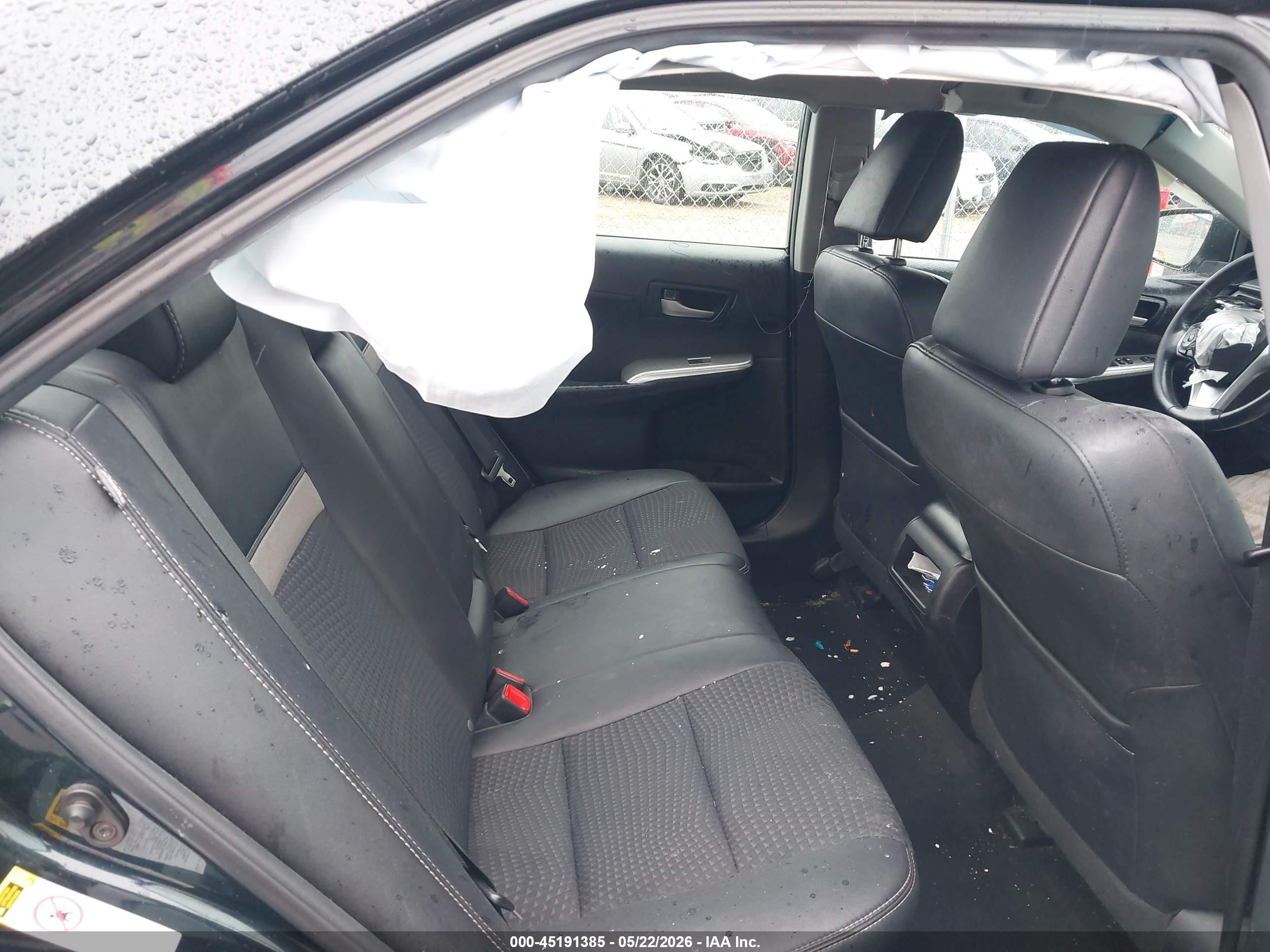 2014 Toyota Camry Se Black vin: 4T1BF1FKXEU810480