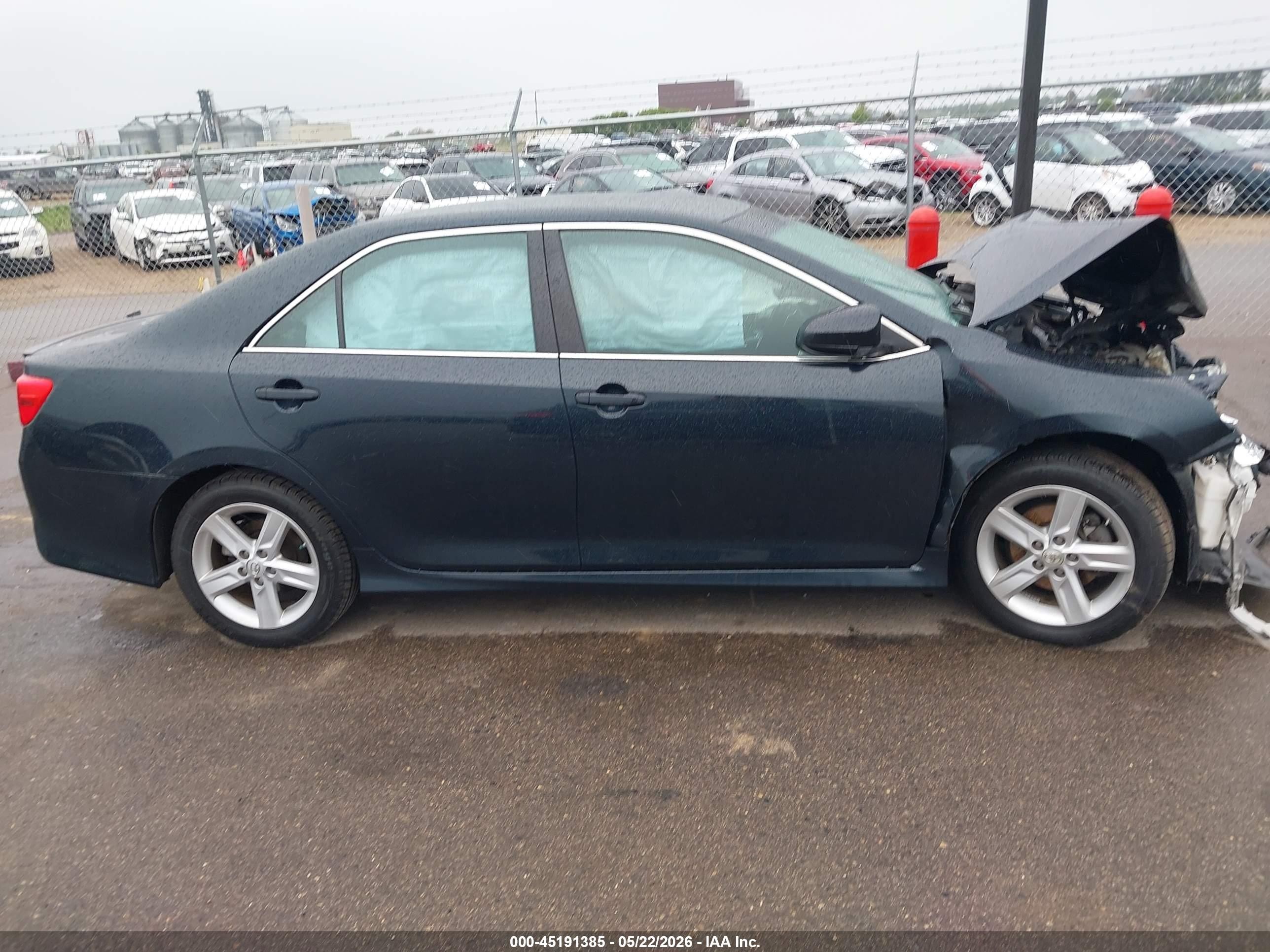 2014 Toyota Camry Se Black vin: 4T1BF1FKXEU810480