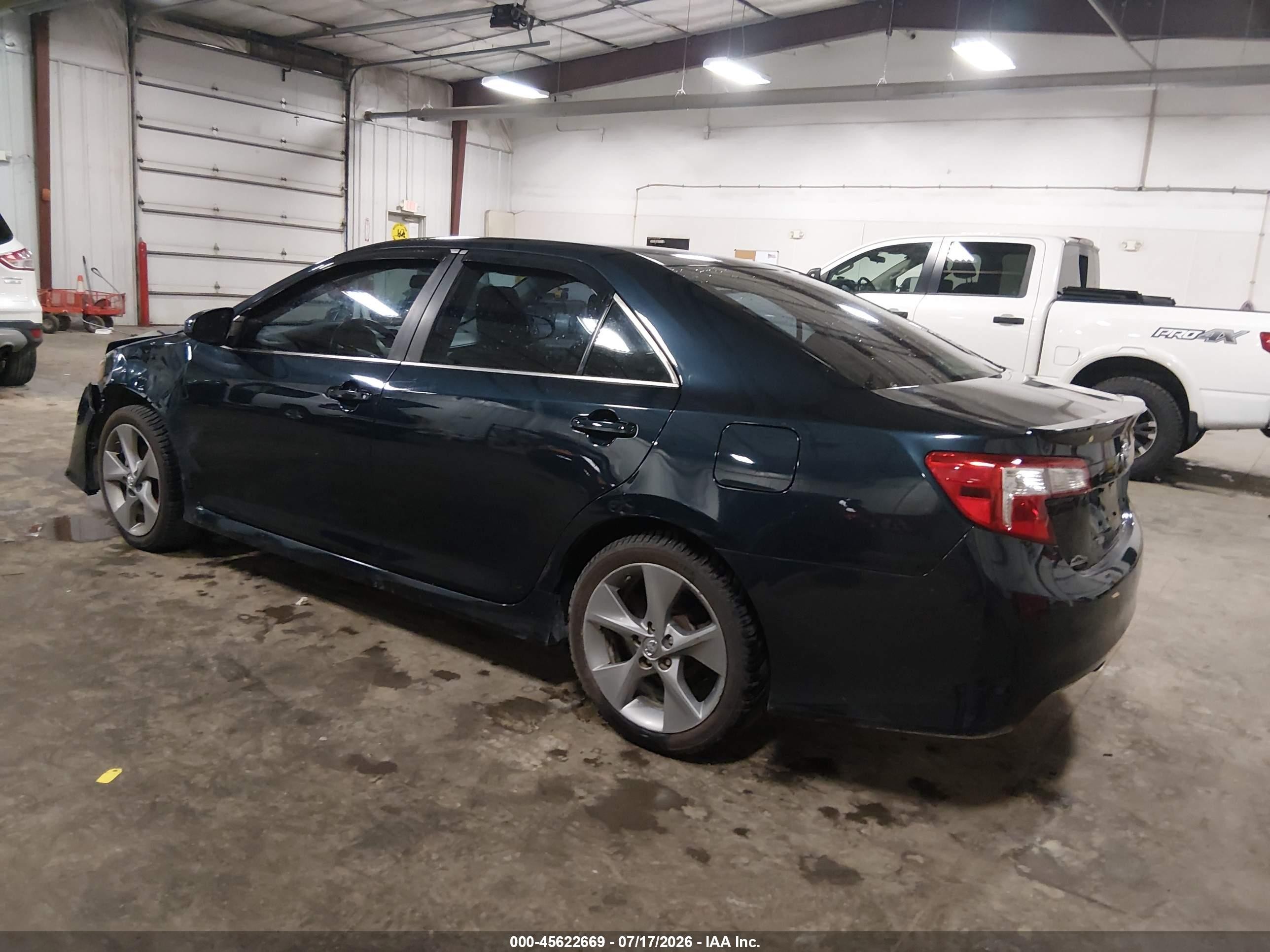 2014 Toyota Camry Se Sport Dark Blue vin: 4T1BF1FKXEU833550
