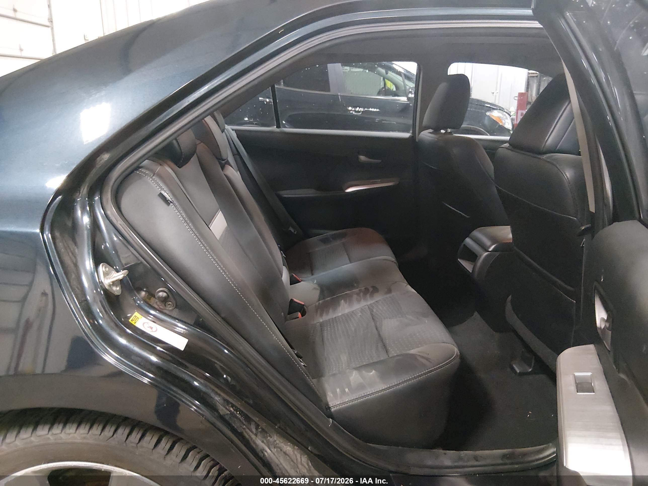 2014 Toyota Camry Se Sport Dark Blue vin: 4T1BF1FKXEU833550