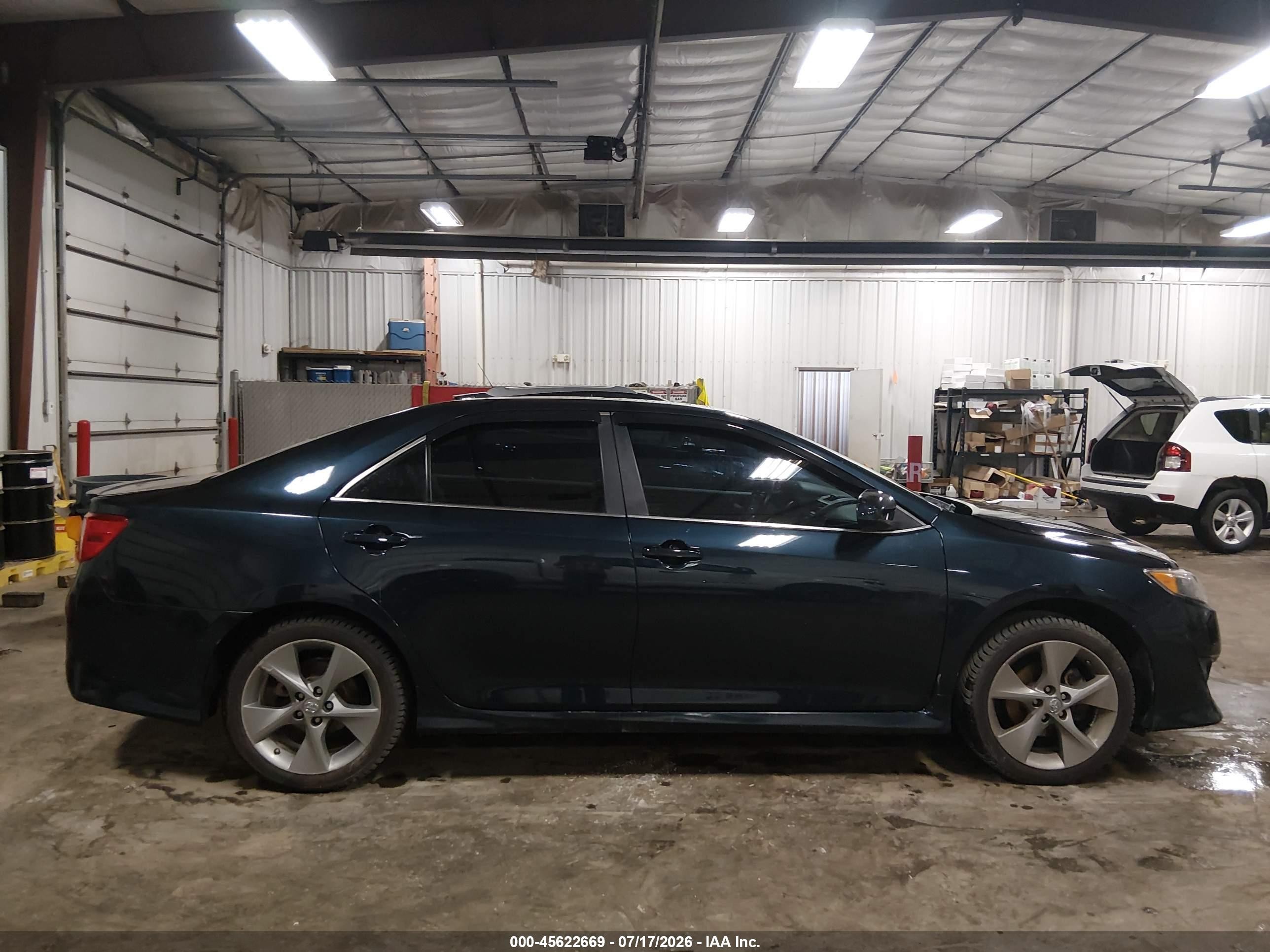 2014 Toyota Camry Se Sport Dark Blue vin: 4T1BF1FKXEU833550