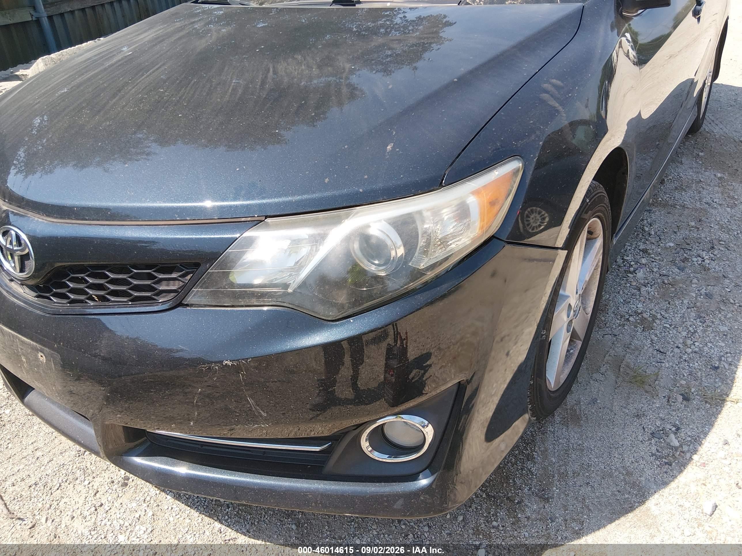 2014 Toyota Camry Se Dark Blue vin: 4T1BF1FKXEU836948