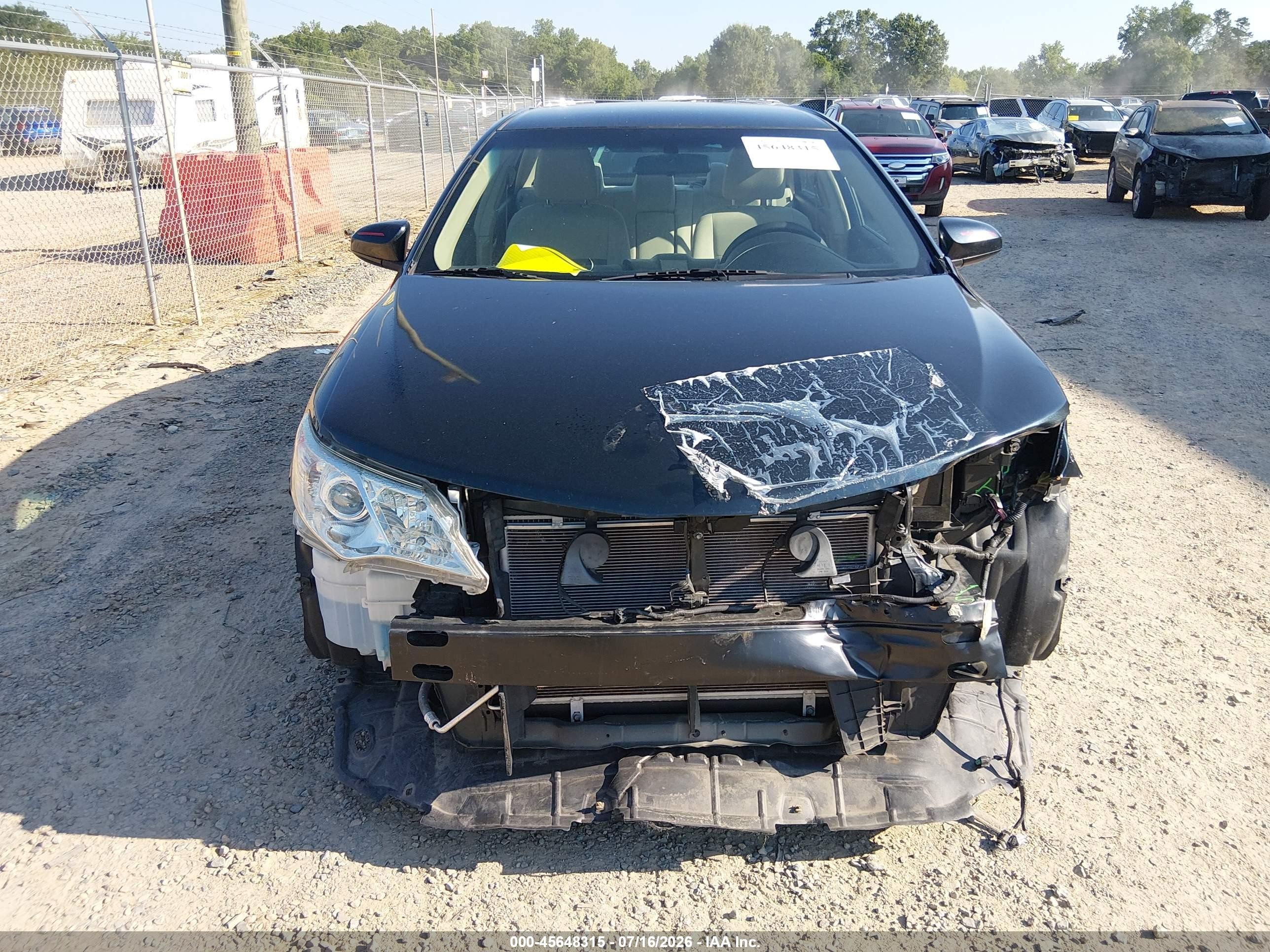 2014 Toyota Camry Le Black vin: 4T1BF1FKXEU838697