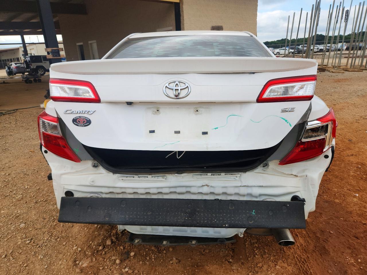 2014 Toyota Camry Se White vin: 4T1BF1FKXEU838991
