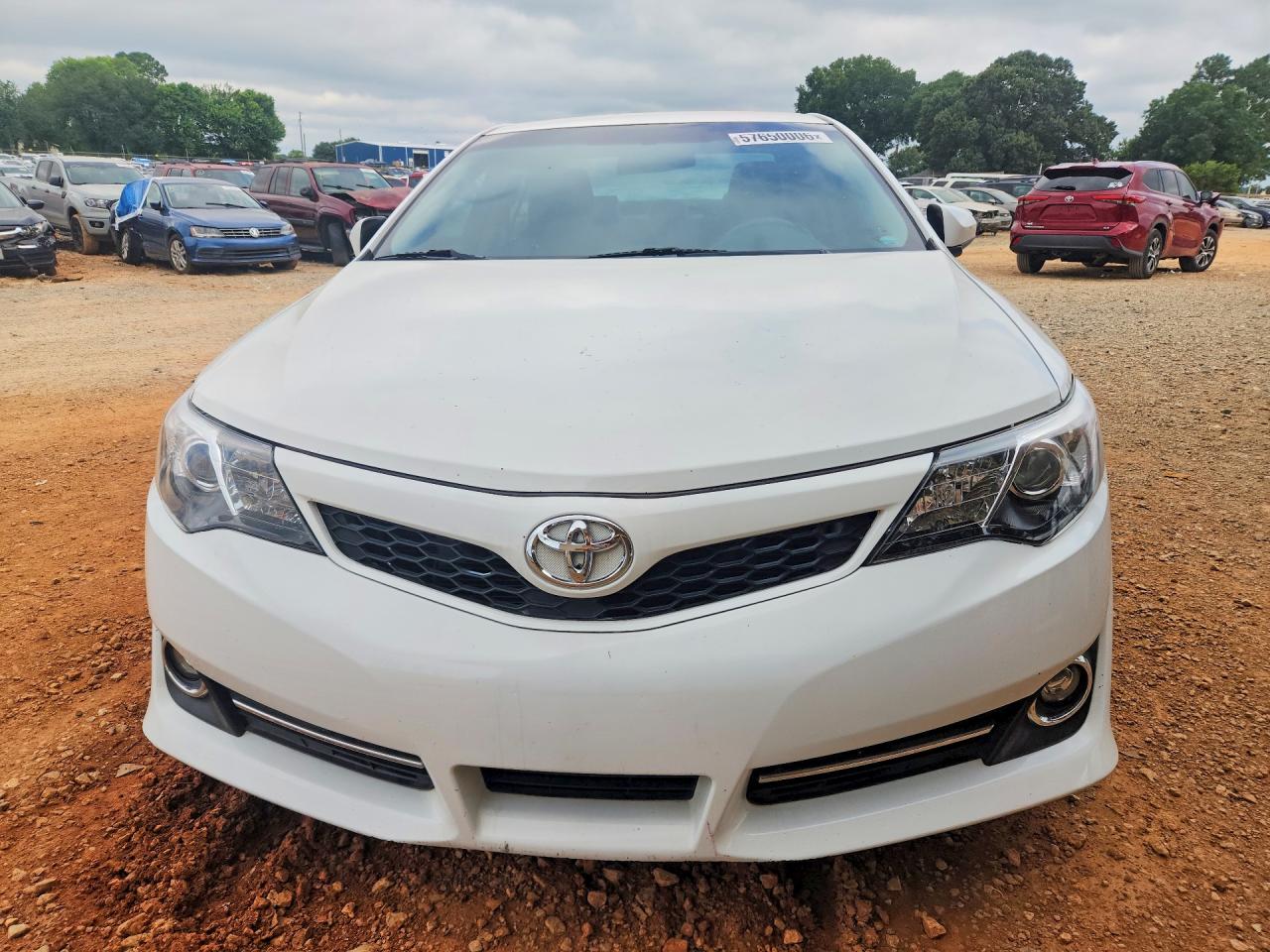 2014 Toyota Camry Se White vin: 4T1BF1FKXEU838991