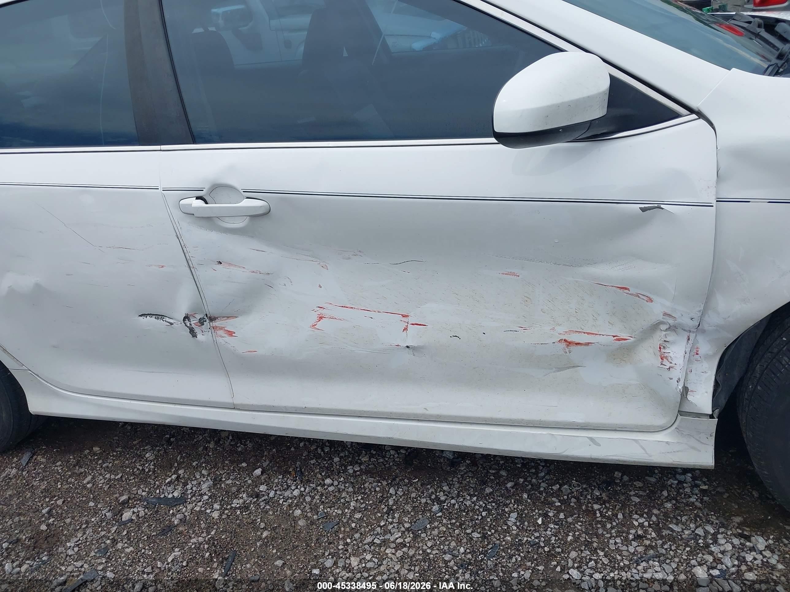 2014 Toyota Camry Se White vin: 4T1BF1FKXEU853622