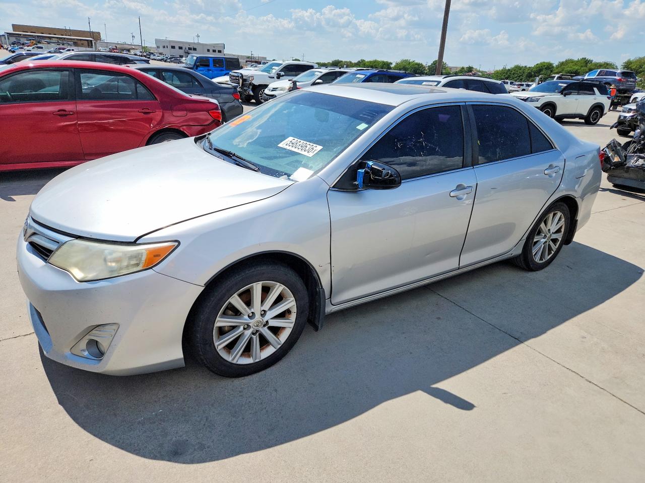 2014 Toyota Camry Xle Серебряный vin: 4T1BF1FKXEU856066