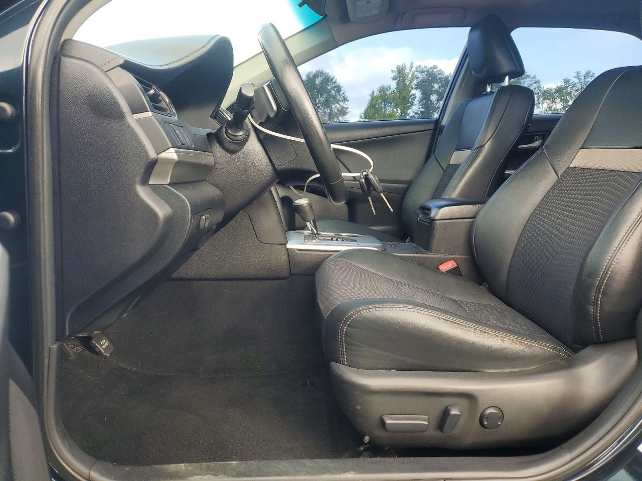 2014 Toyota Camry Se Black vin: 4T1BF1FKXEU867522