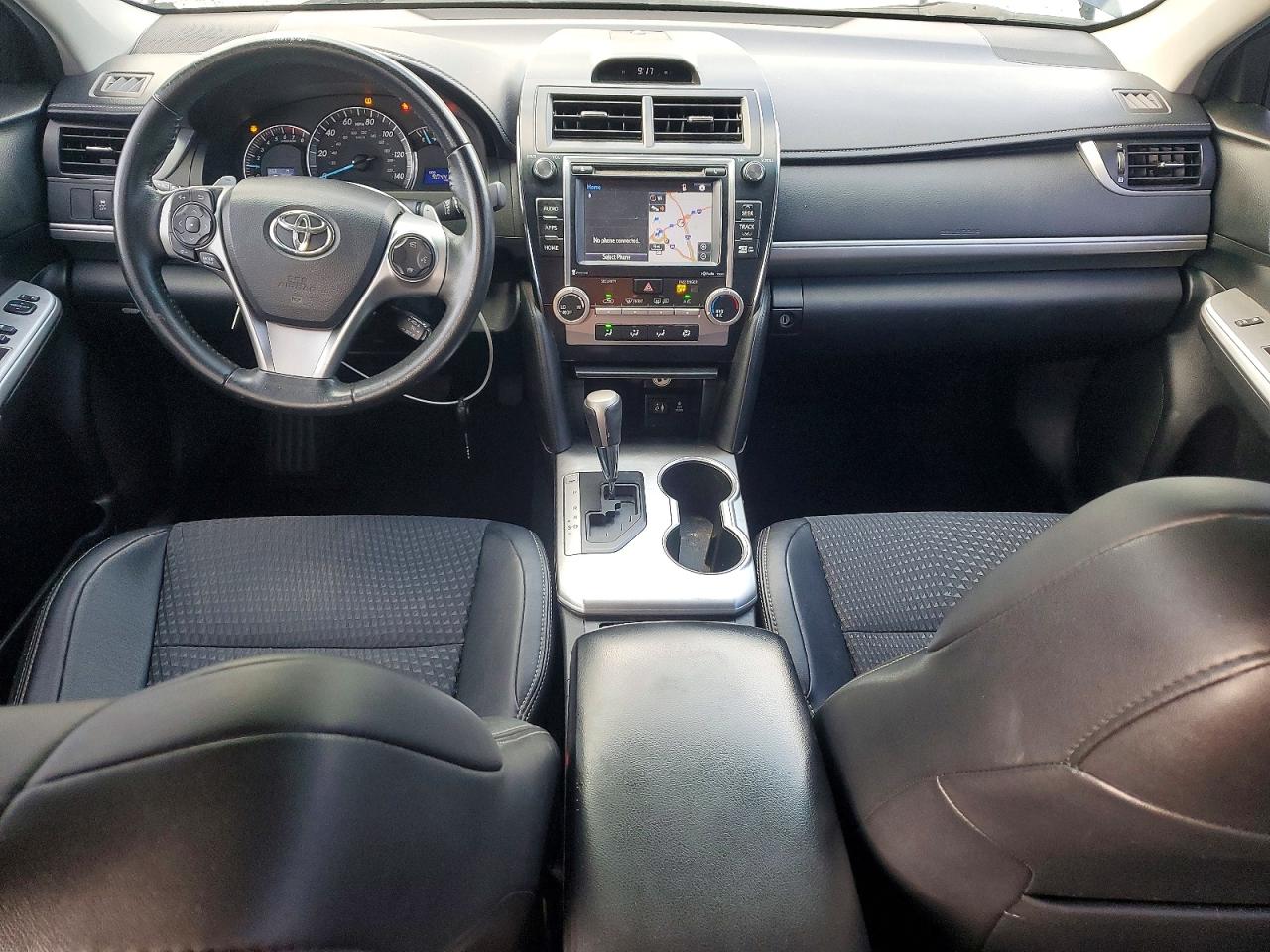 2014 Toyota Camry Se Black vin: 4T1BF1FKXEU867522