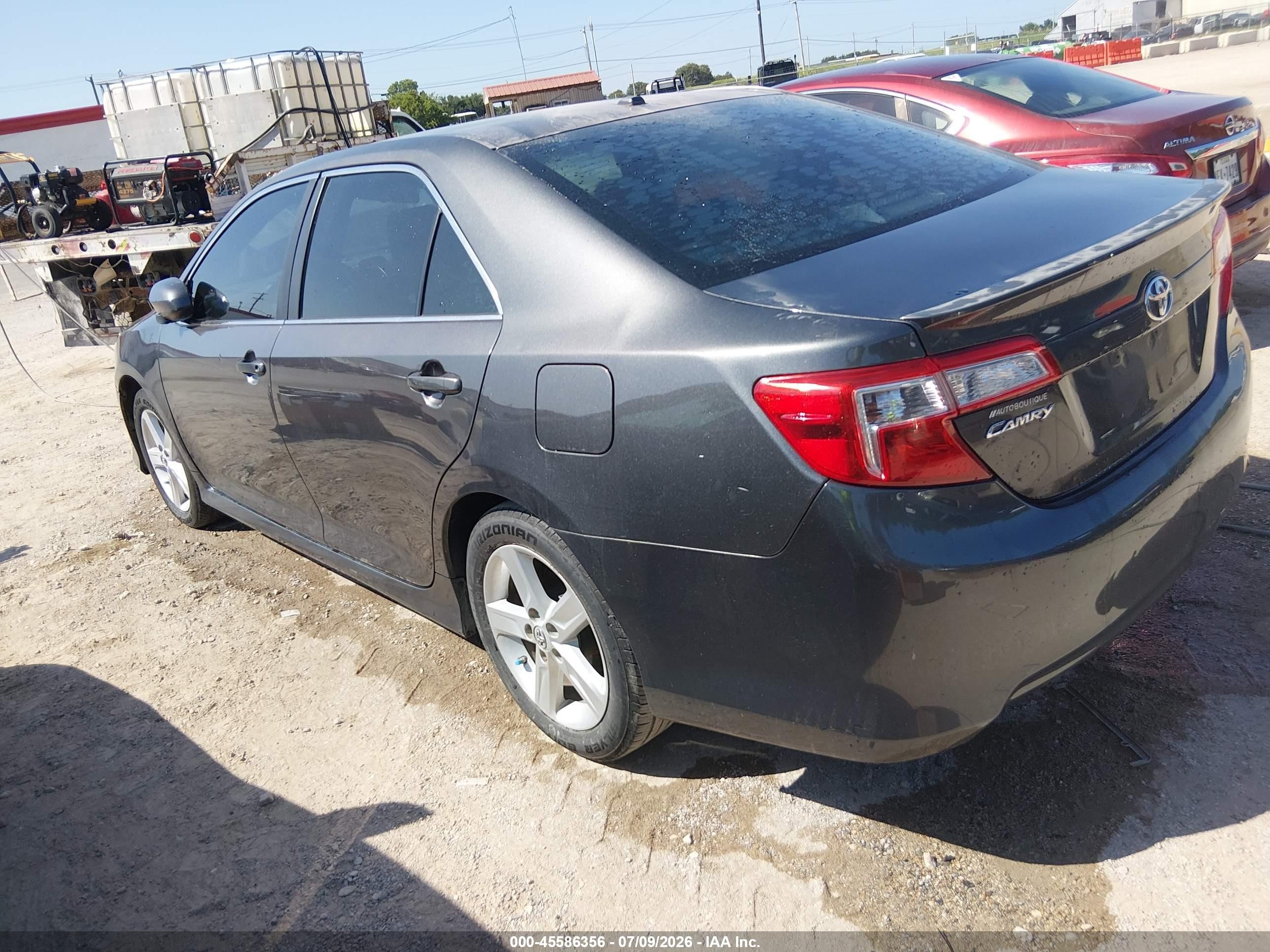 2014 Toyota Camry Se Gray vin: 4T1BF1FKXEU868279