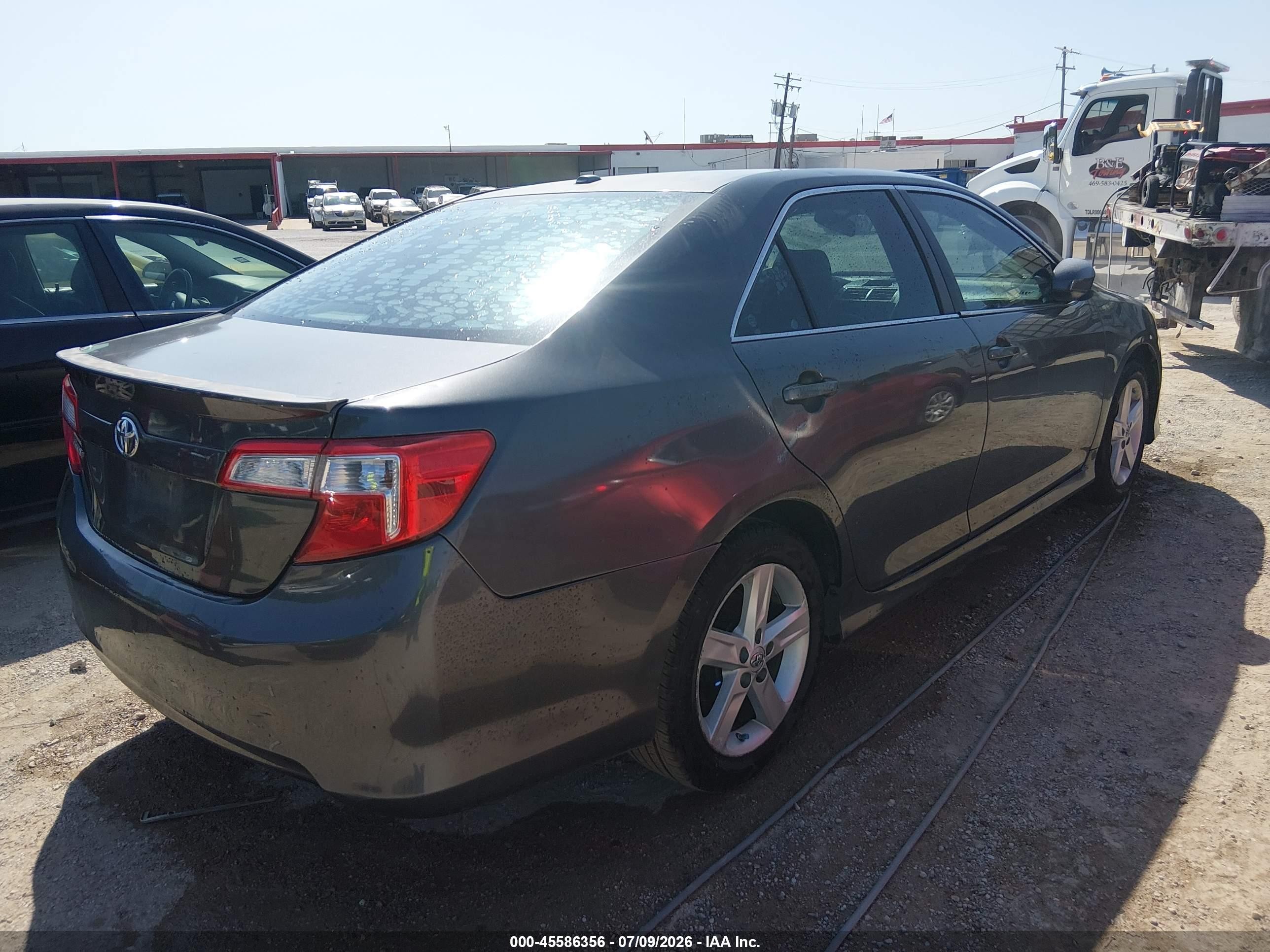 2014 Toyota Camry Se Gray vin: 4T1BF1FKXEU868279
