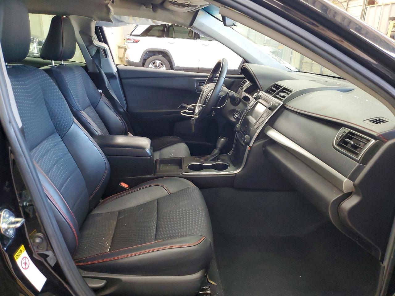 2015 Toyota Camry Se Black vin: 4T1BF1FKXFU001157