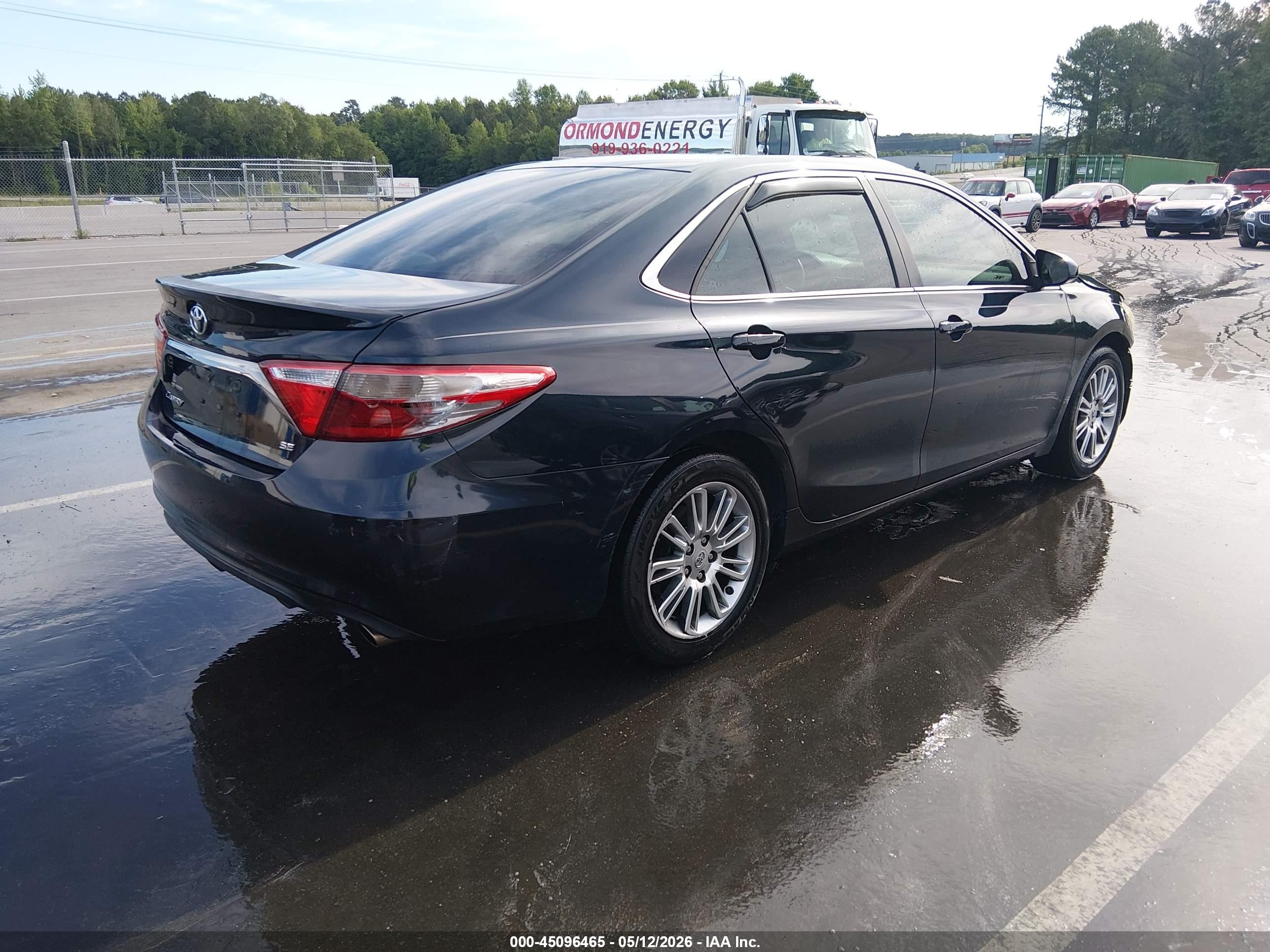 2015 Toyota Camry Se Dark Blue vin: 4T1BF1FKXFU004396