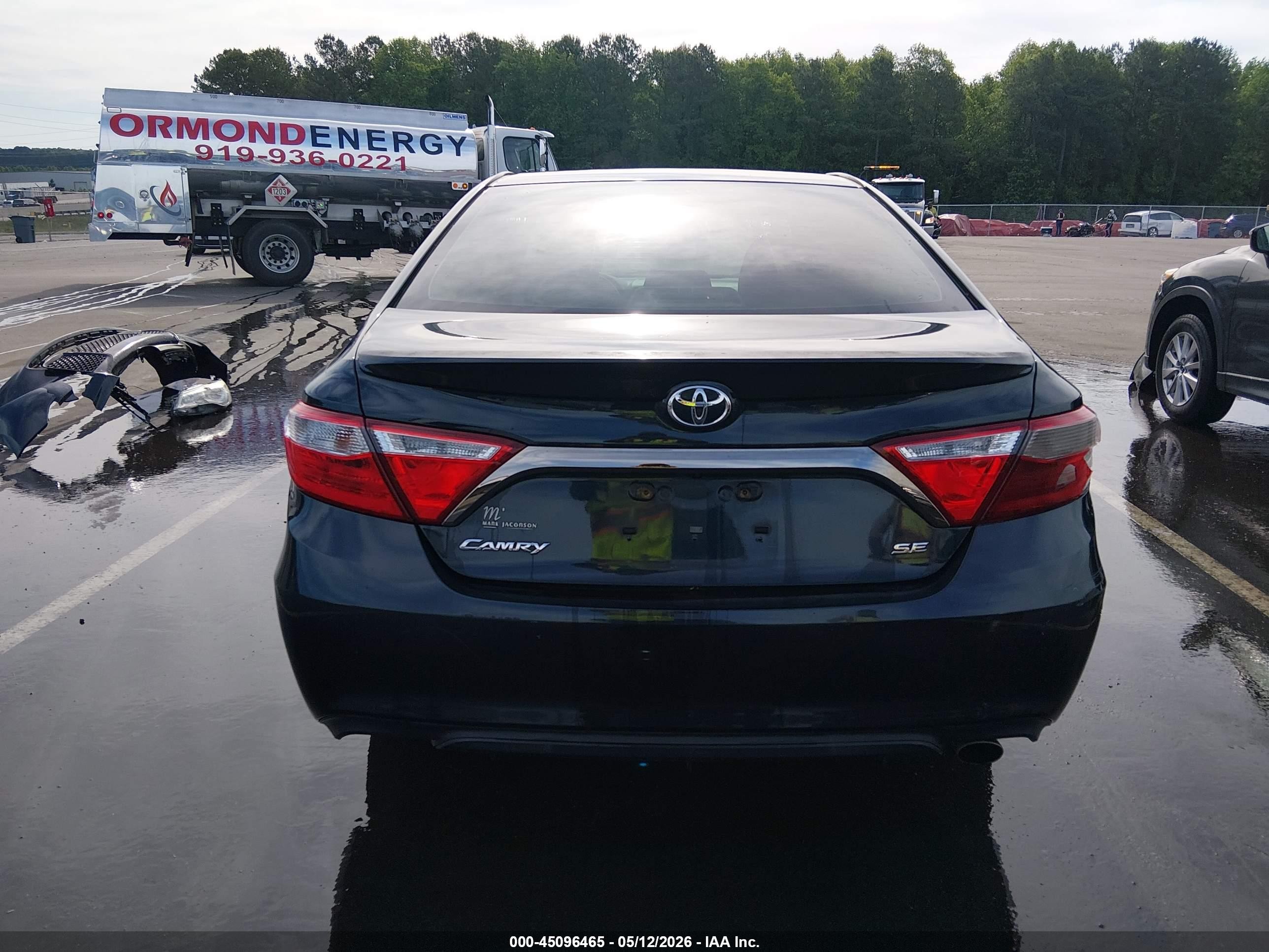 2015 Toyota Camry Se Dark Blue vin: 4T1BF1FKXFU004396