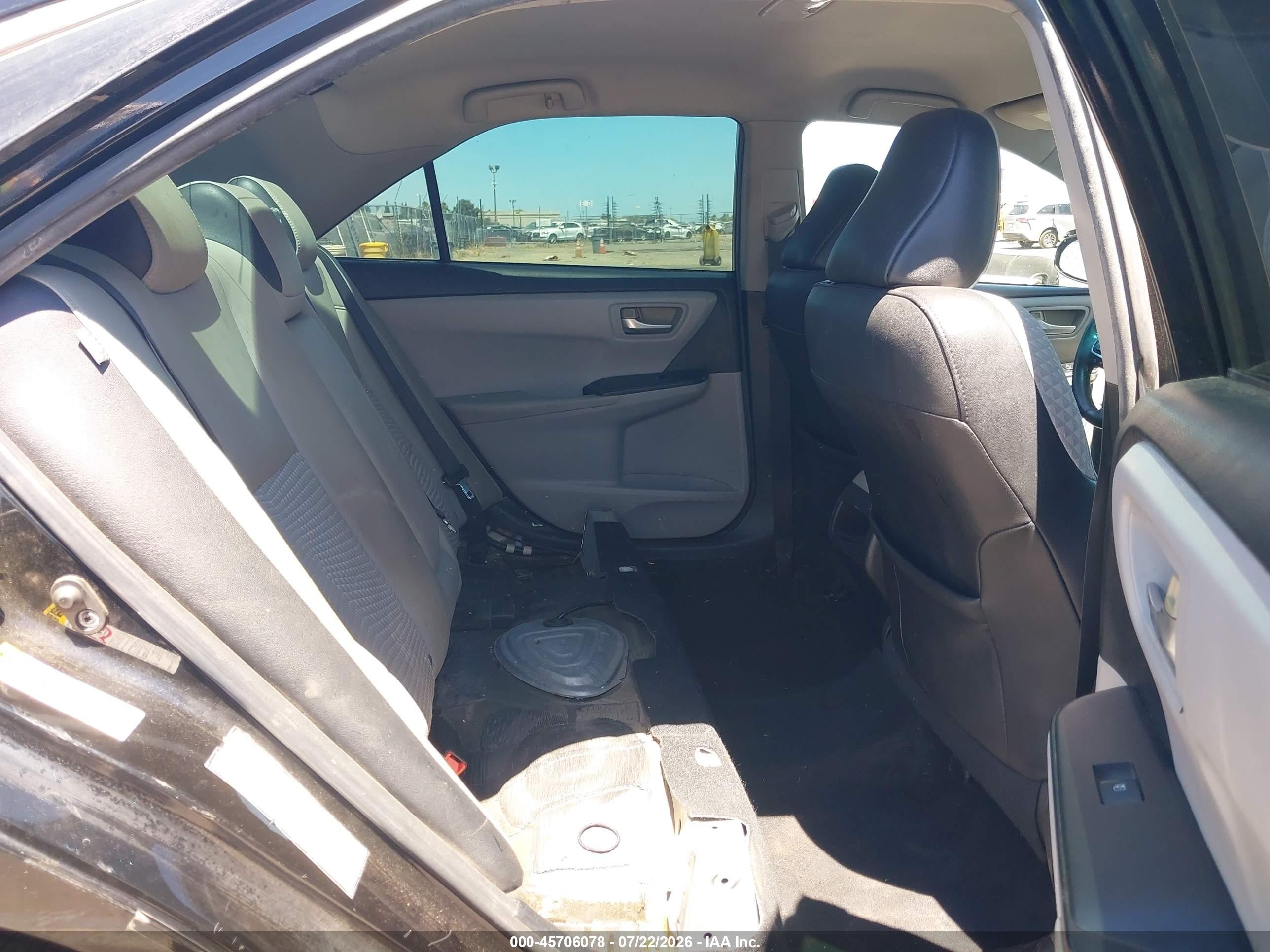 2015 Toyota Camry Se Black vin: 4T1BF1FKXFU010036