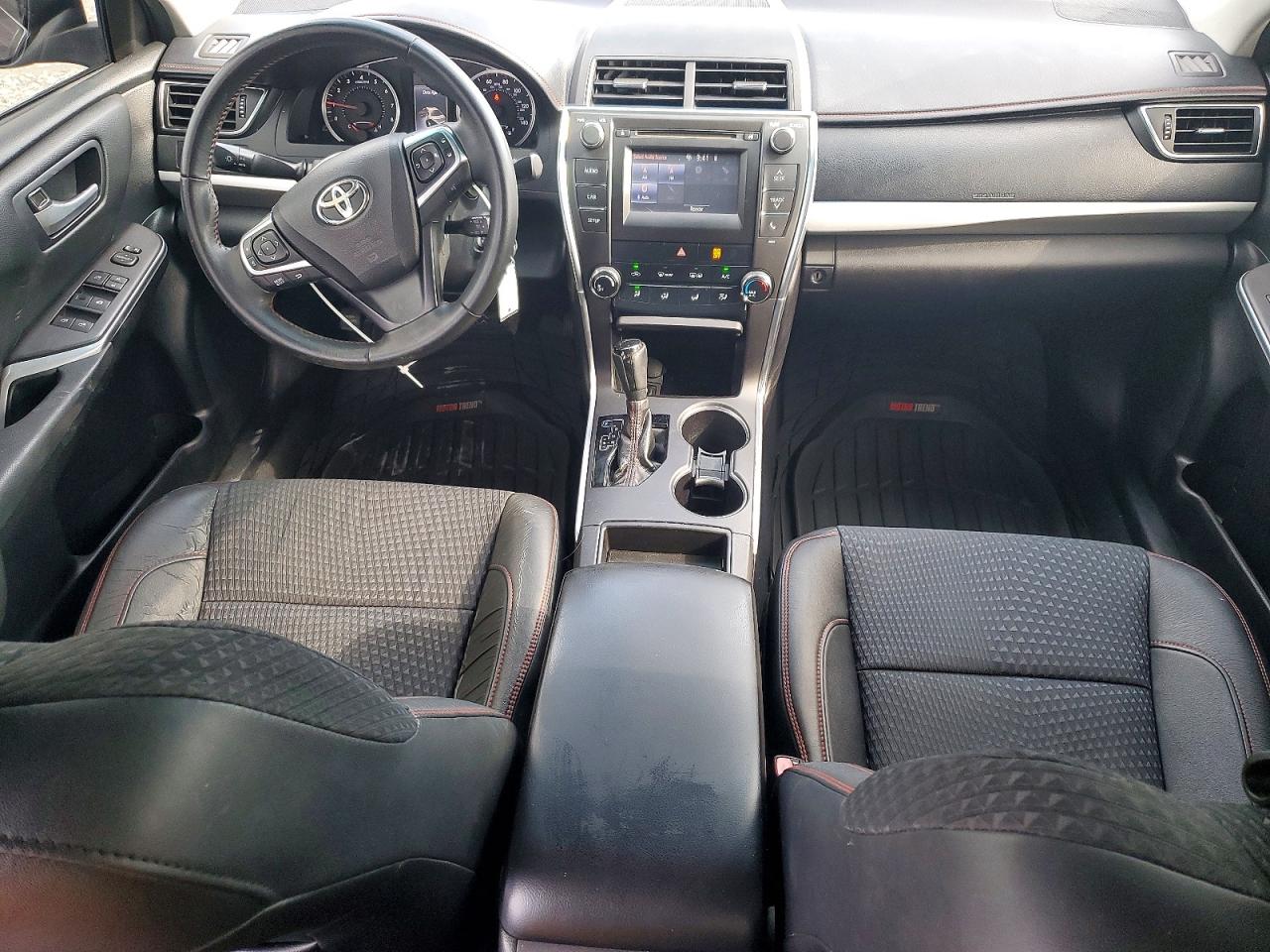 2015 Toyota Camry Se Black vin: 4T1BF1FKXFU013177