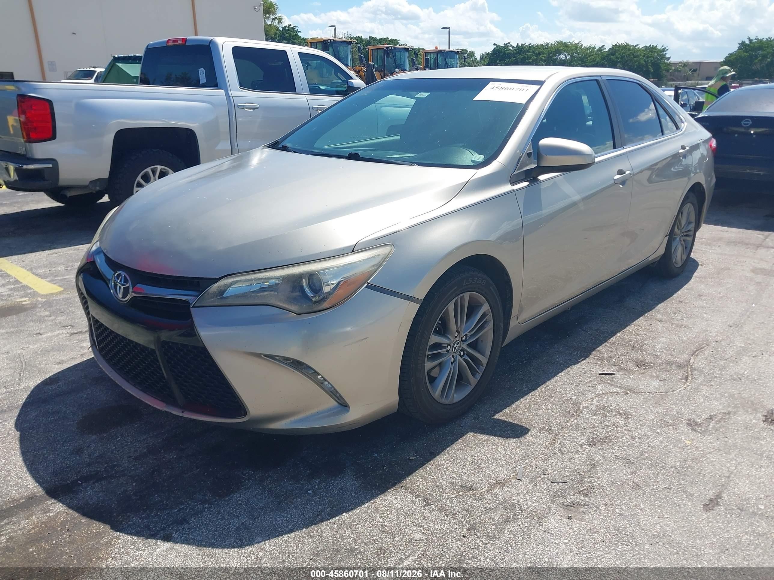2015 Toyota Camry Se Gold vin: 4T1BF1FKXFU013308