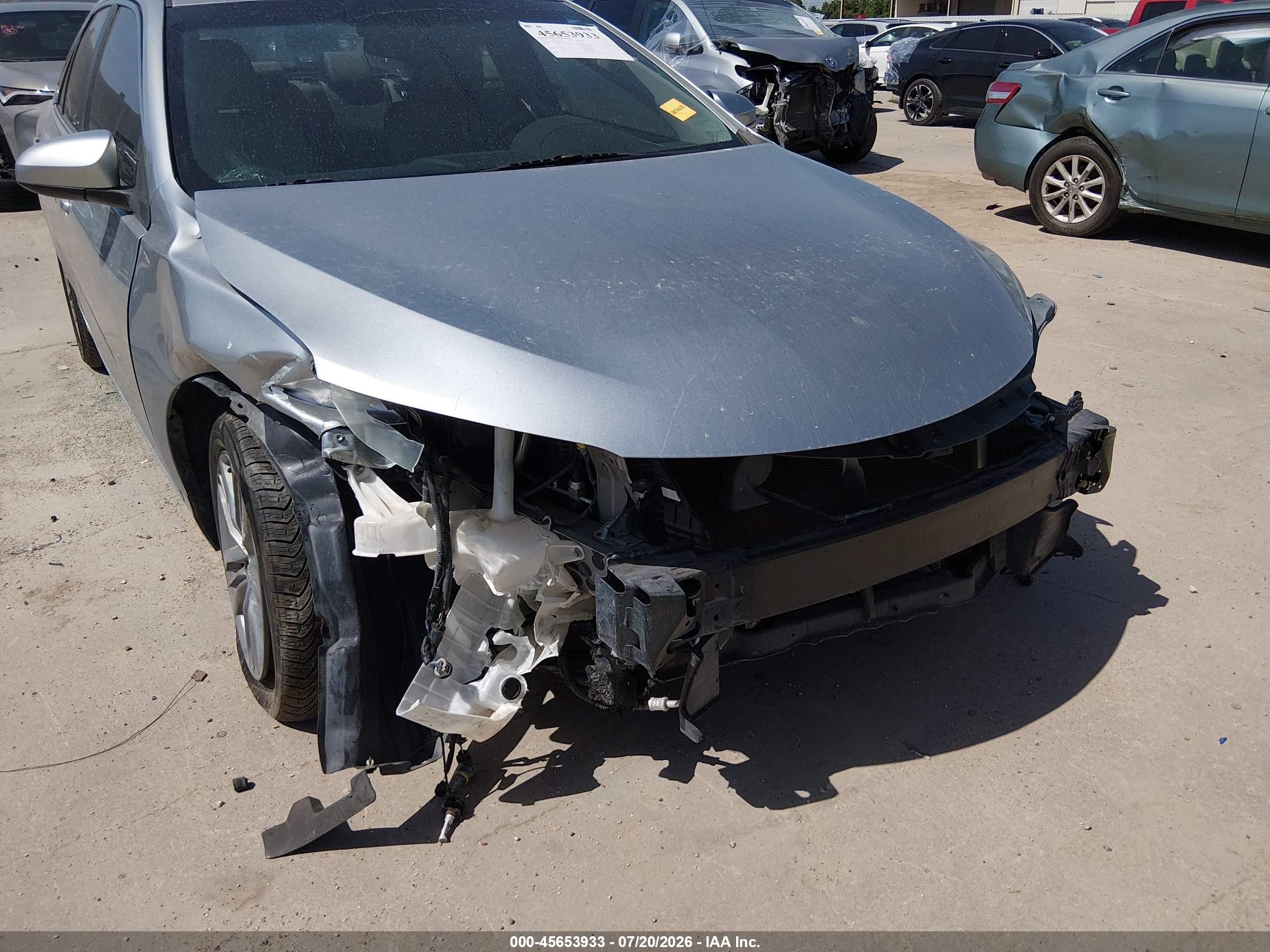 2015 Toyota Camry Se Silver vin: 4T1BF1FKXFU022154