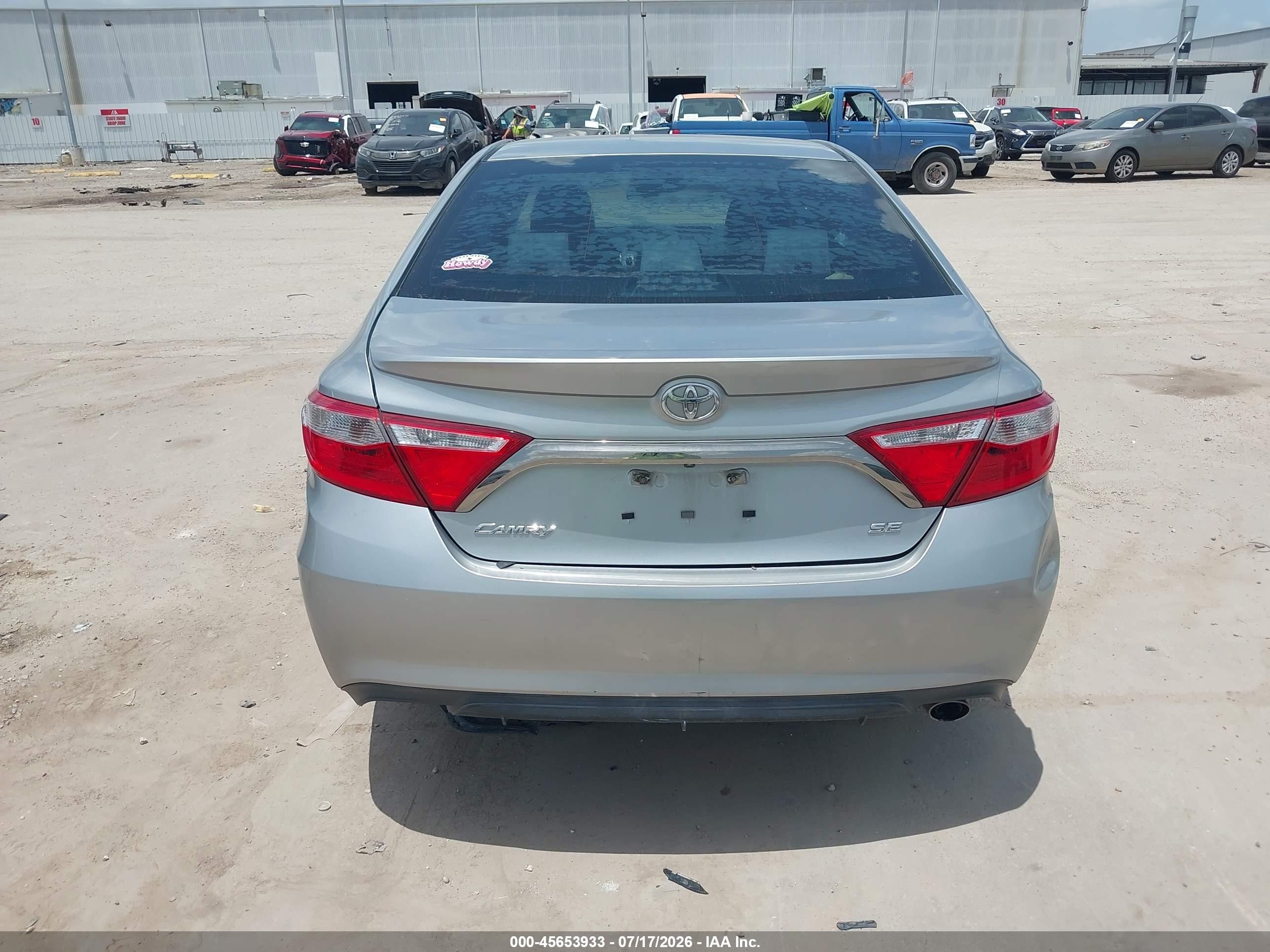 2015 Toyota Camry Se Silver vin: 4T1BF1FKXFU022154