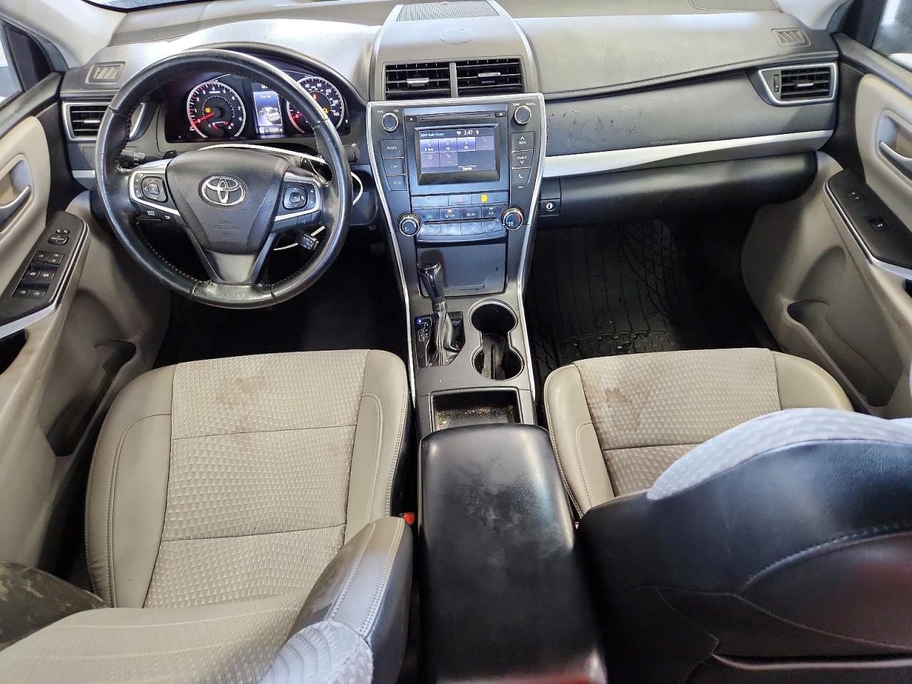 2015 Toyota Camry Se Gray vin: 4T1BF1FKXFU024406