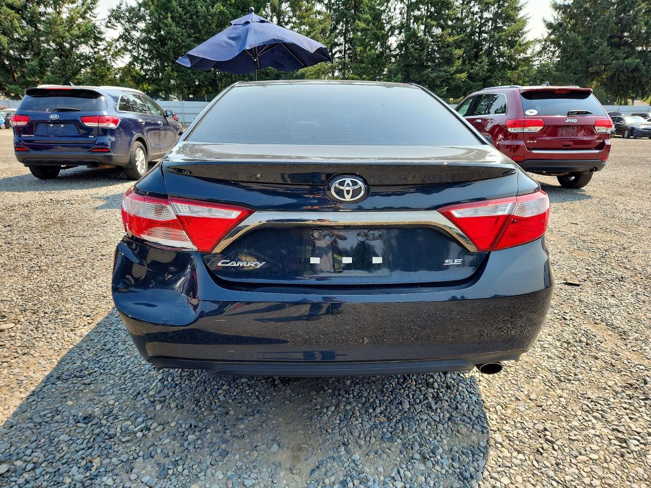 2015 Toyota Camry Se Black vin: 4T1BF1FKXFU025510
