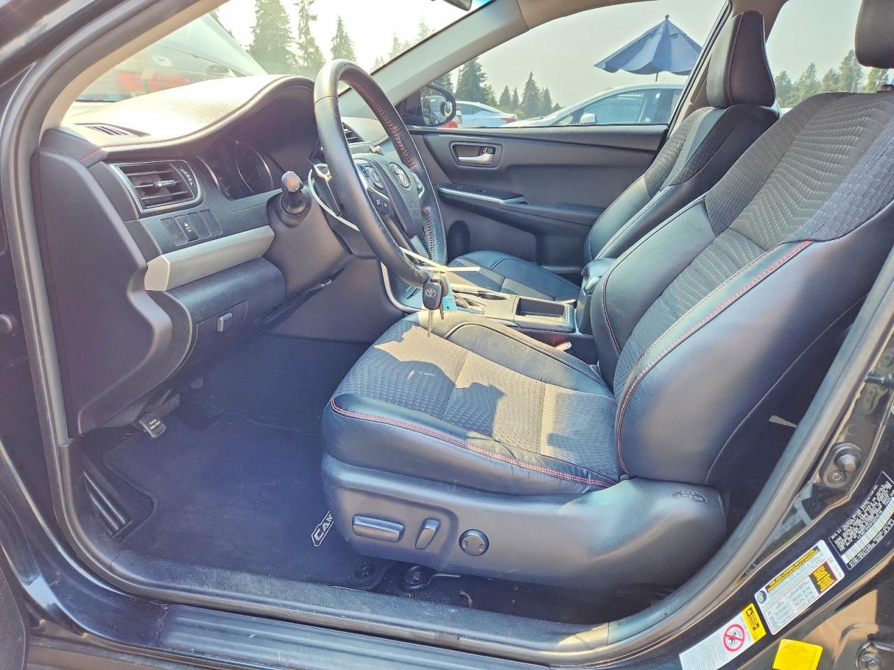 2015 Toyota Camry Se Black vin: 4T1BF1FKXFU025510