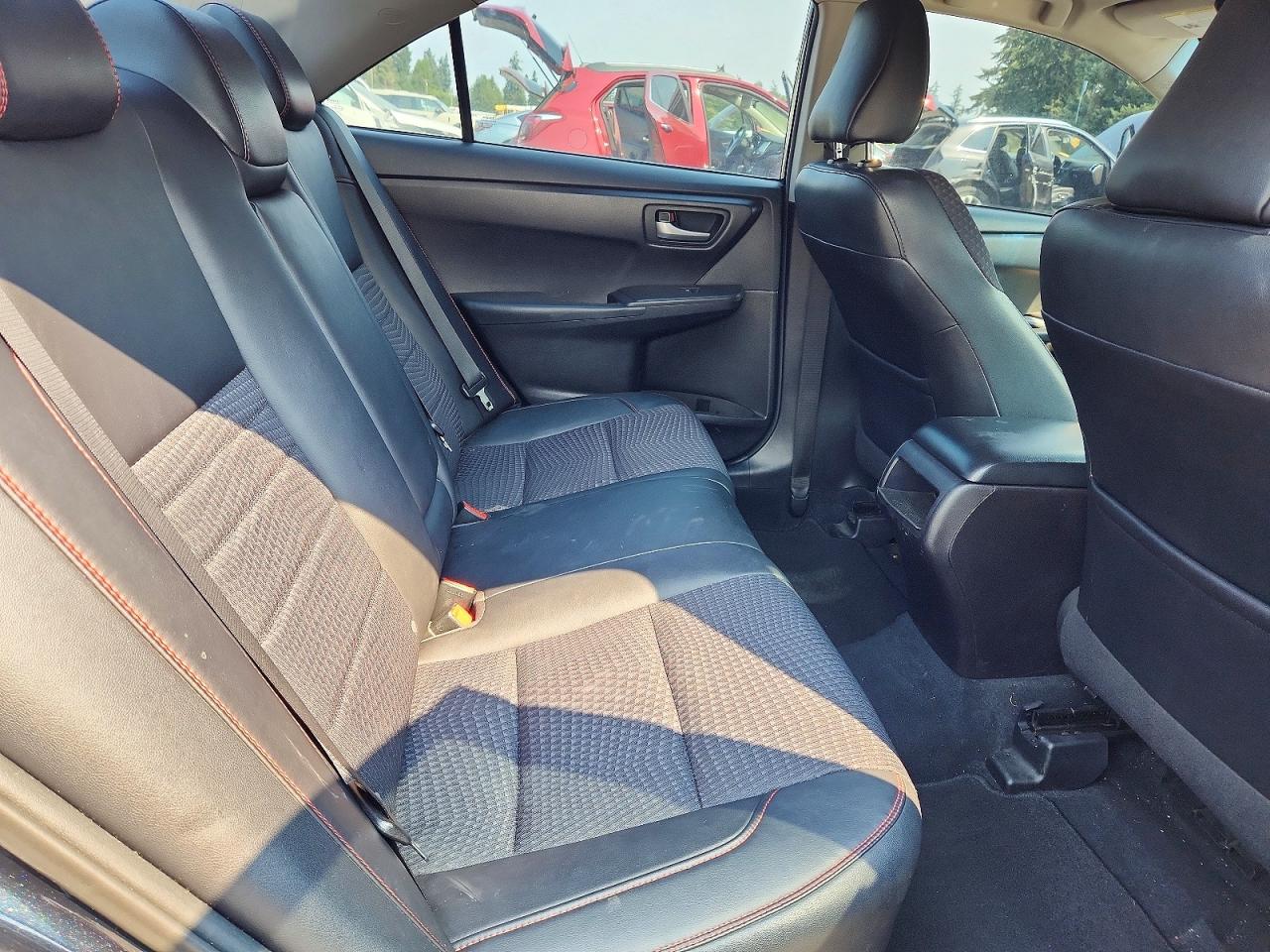 2015 Toyota Camry Se Black vin: 4T1BF1FKXFU025510