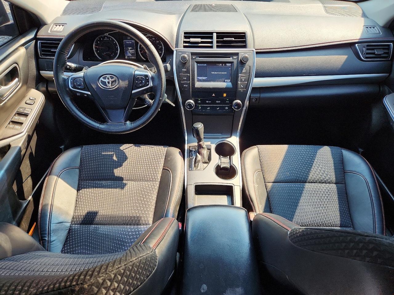 2015 Toyota Camry Se Black vin: 4T1BF1FKXFU025510