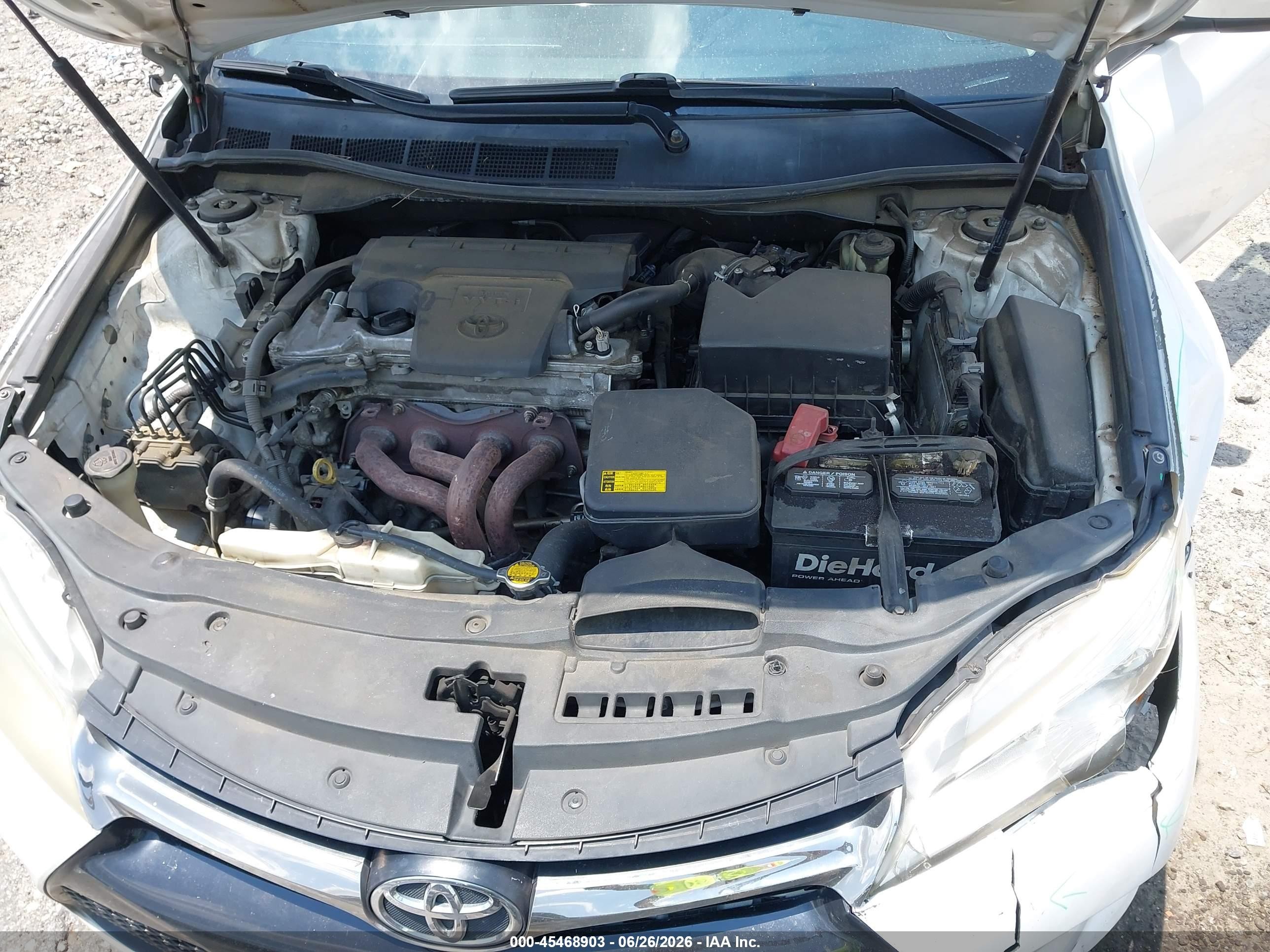 2015 Toyota Camry Se White vin: 4T1BF1FKXFU031789
