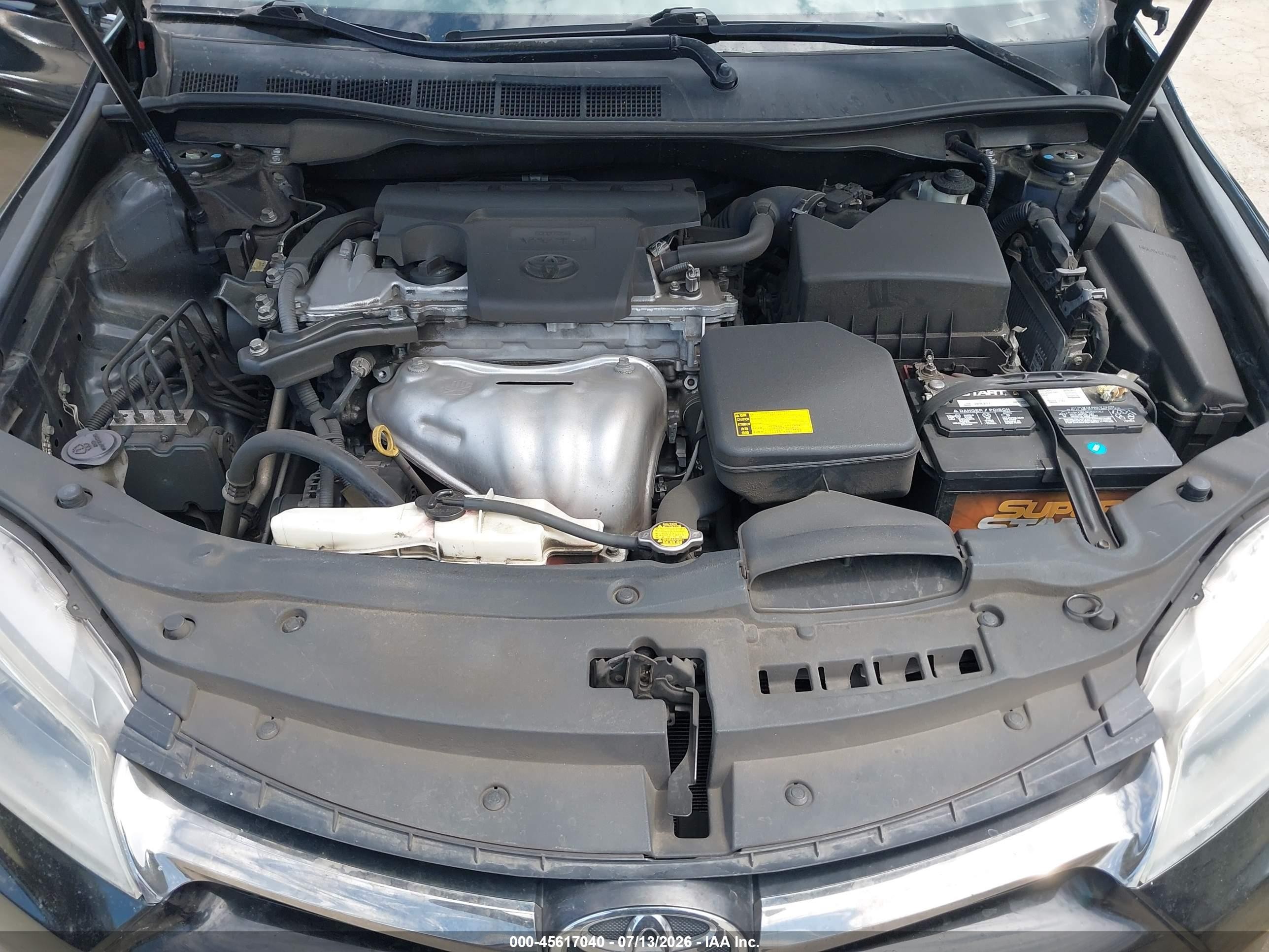 2015 Toyota Camry Se Черный vin: 4T1BF1FKXFU033672