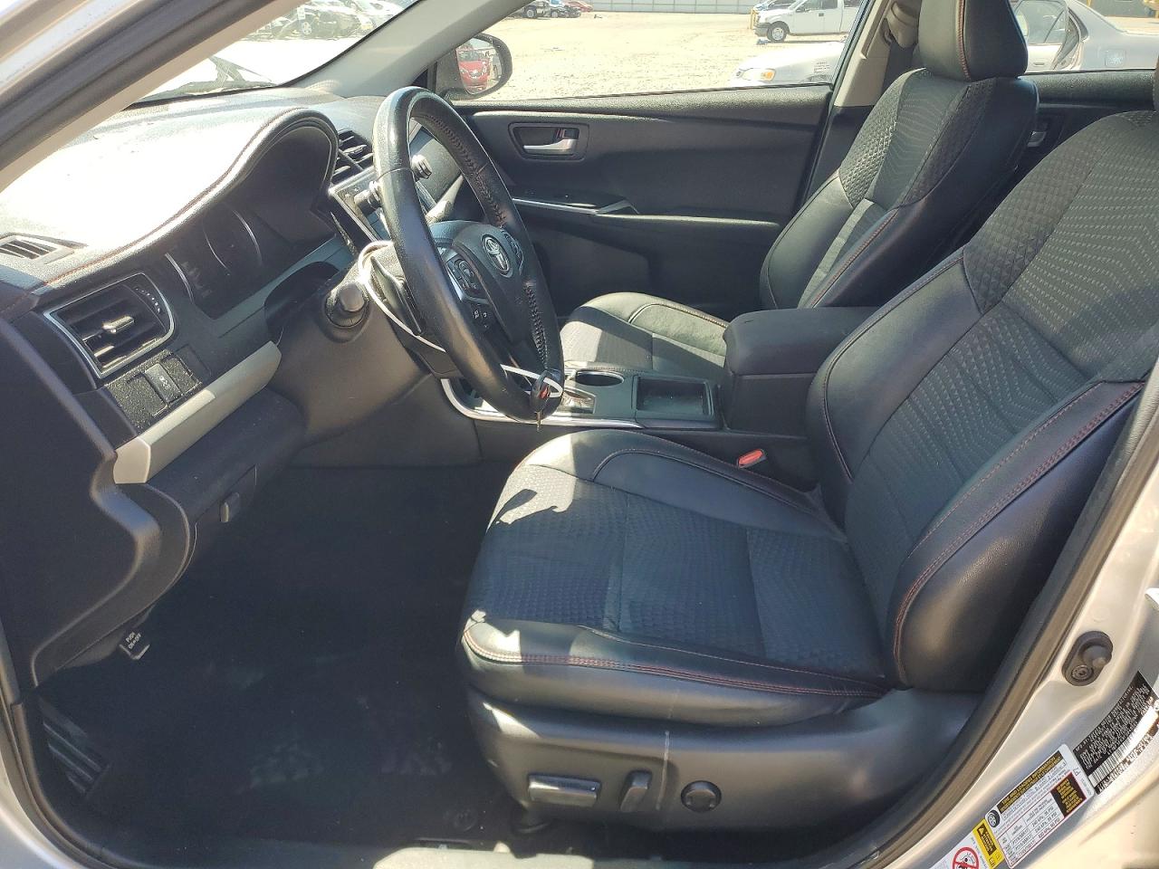 2015 Toyota Camry Se Silver vin: 4T1BF1FKXFU049564
