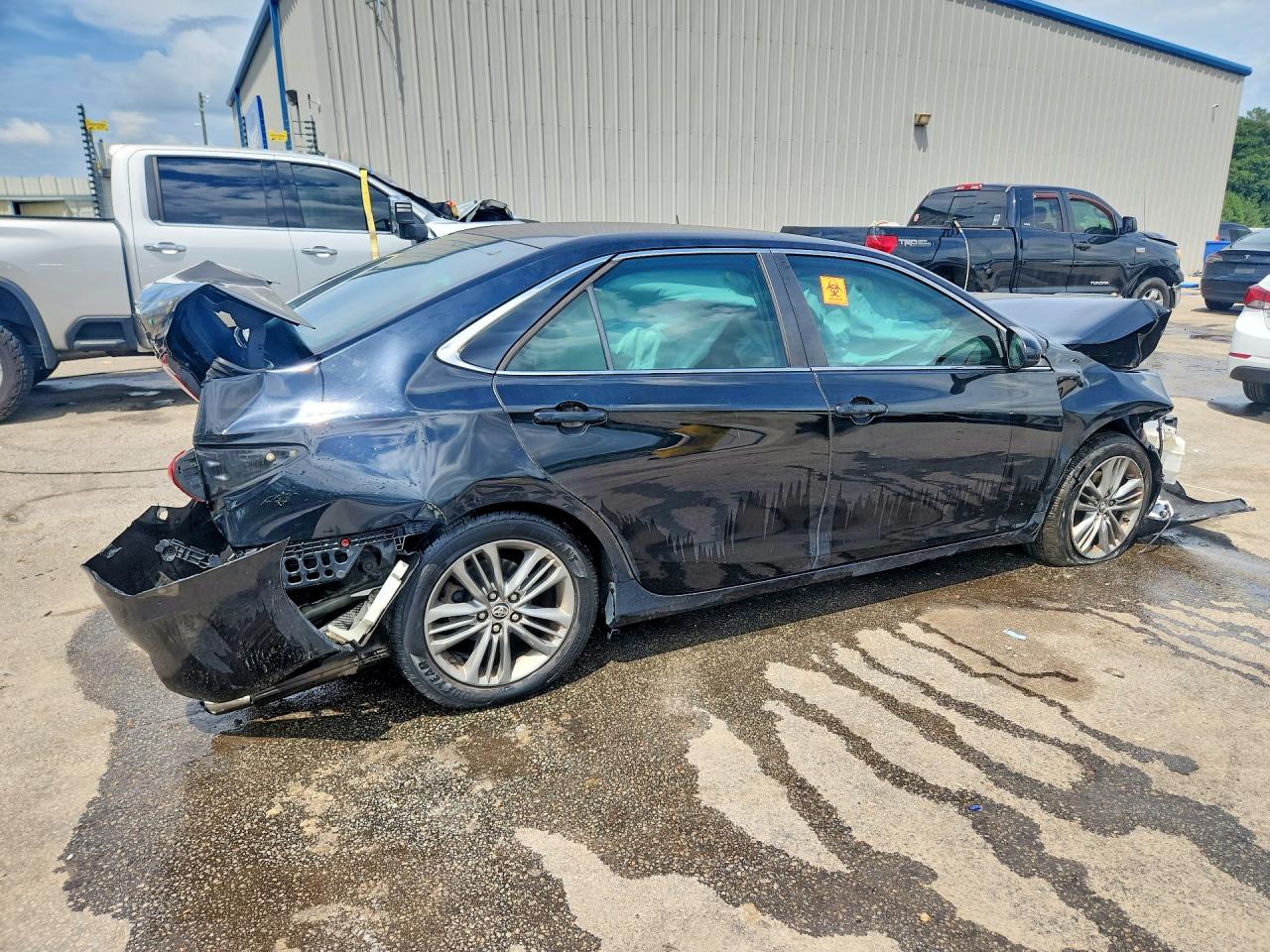 2015 Toyota Camry Se Black vin: 4T1BF1FKXFU068700