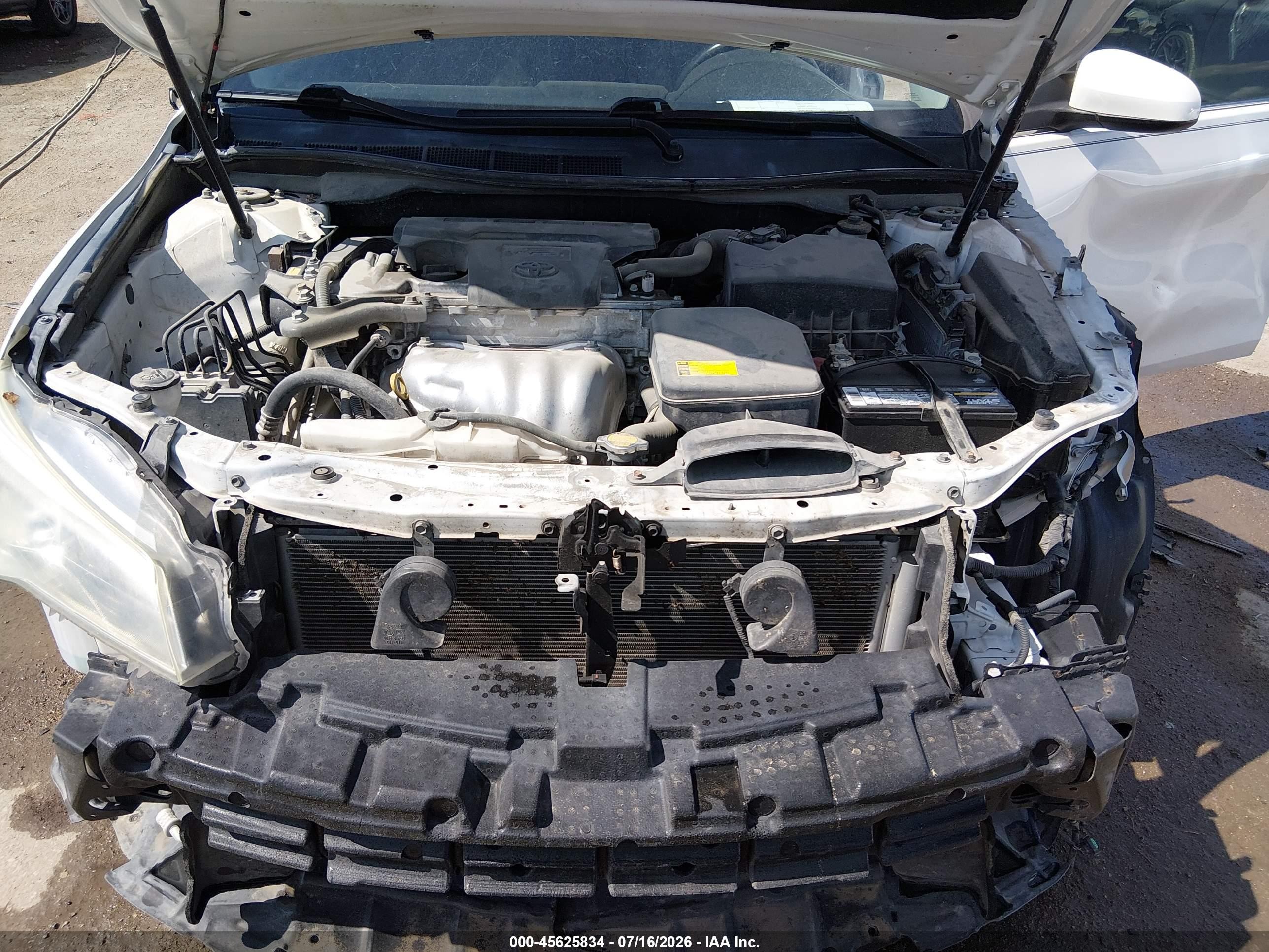 2015 Toyota Camry Xle Белый vin: 4T1BF1FKXFU072469