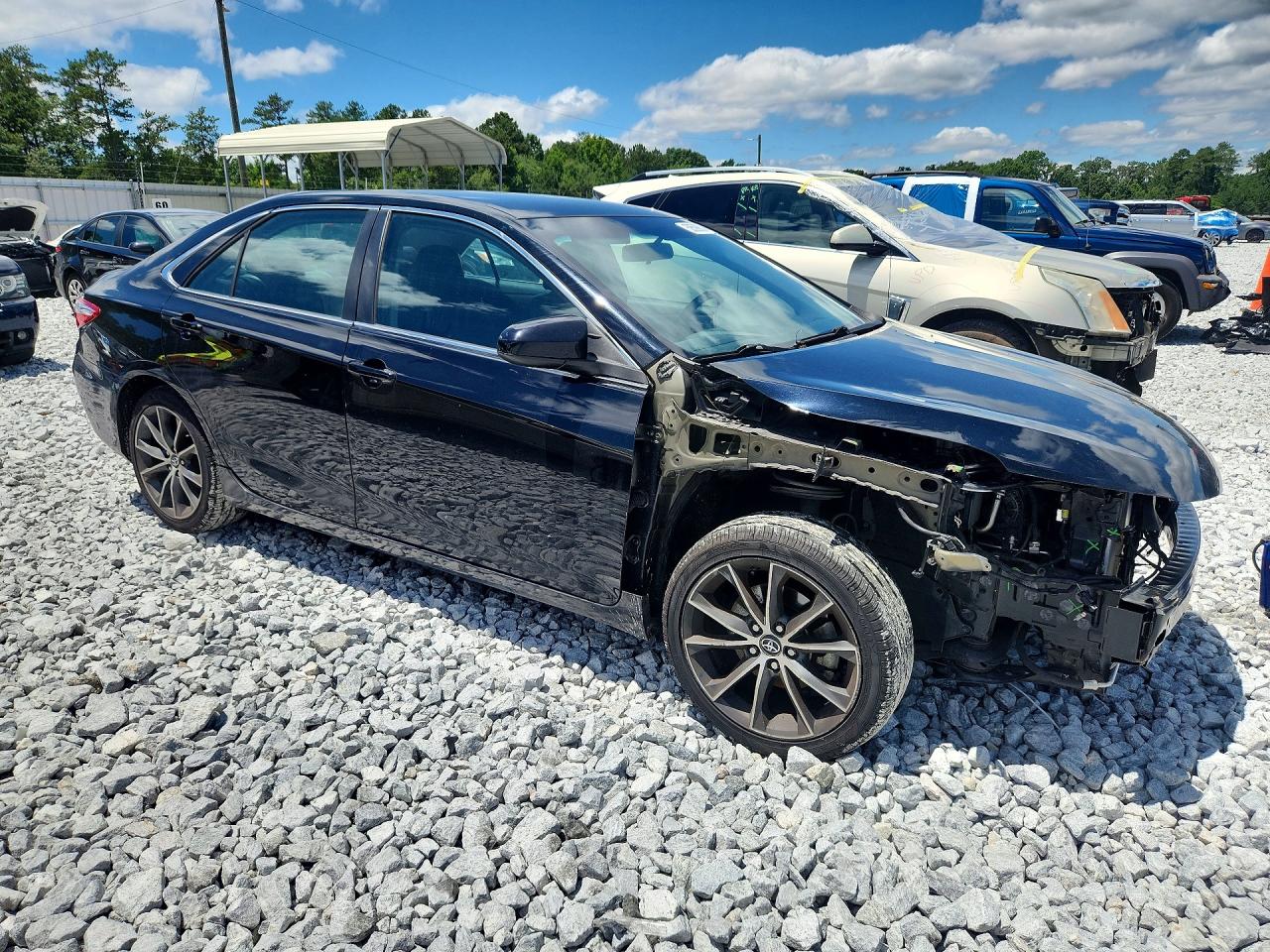 2015 Toyota Camry Xse Black vin: 4T1BF1FKXFU073640