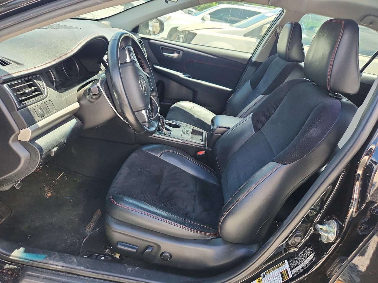 2015 Toyota Camry Xse Black vin: 4T1BF1FKXFU073640