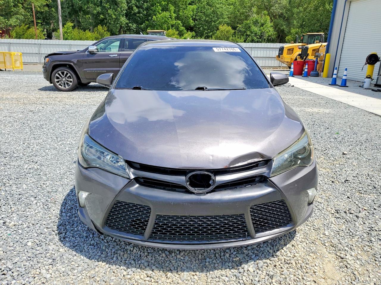 2015 Toyota Camry Se Gray vin: 4T1BF1FKXFU074464