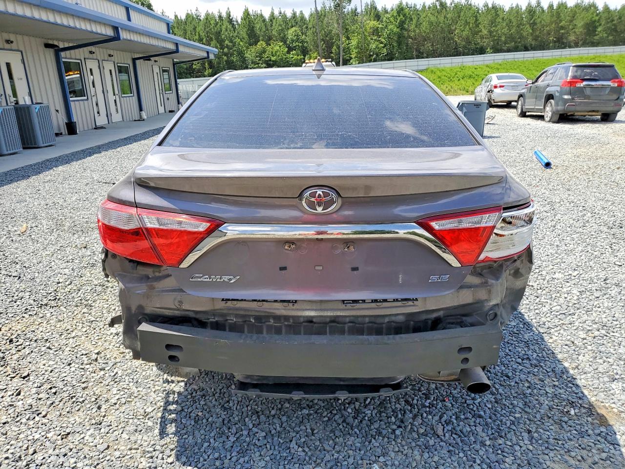 2015 Toyota Camry Se Gray vin: 4T1BF1FKXFU074464