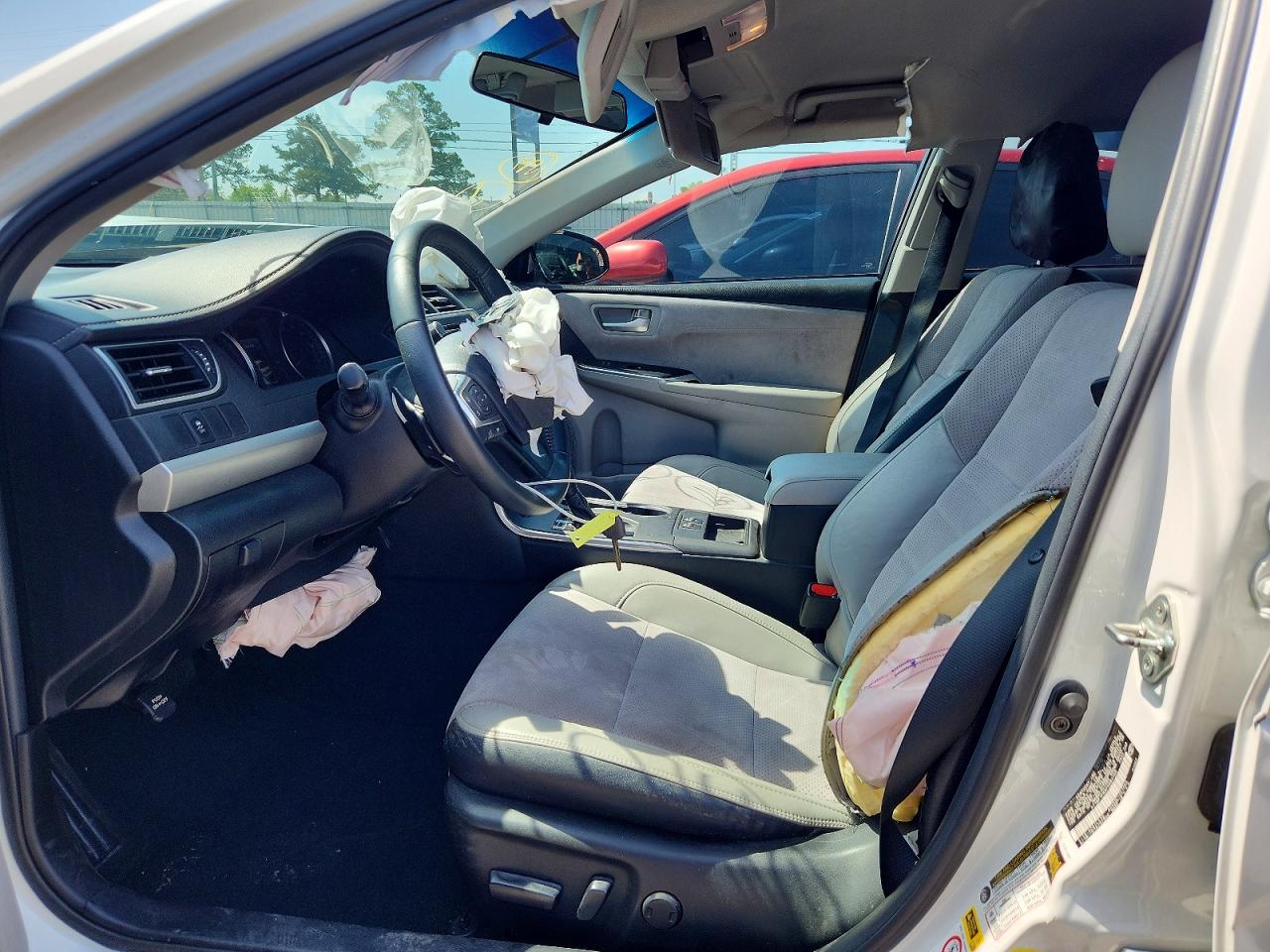 2015 Toyota Camry Xse White vin: 4T1BF1FKXFU083150