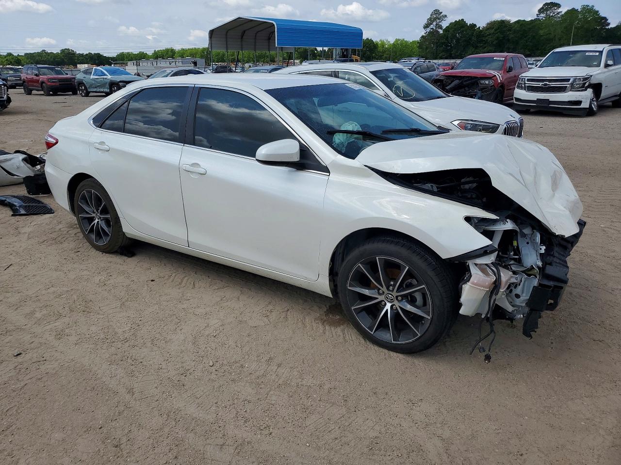 2015 Toyota Camry Xse White vin: 4T1BF1FKXFU083150
