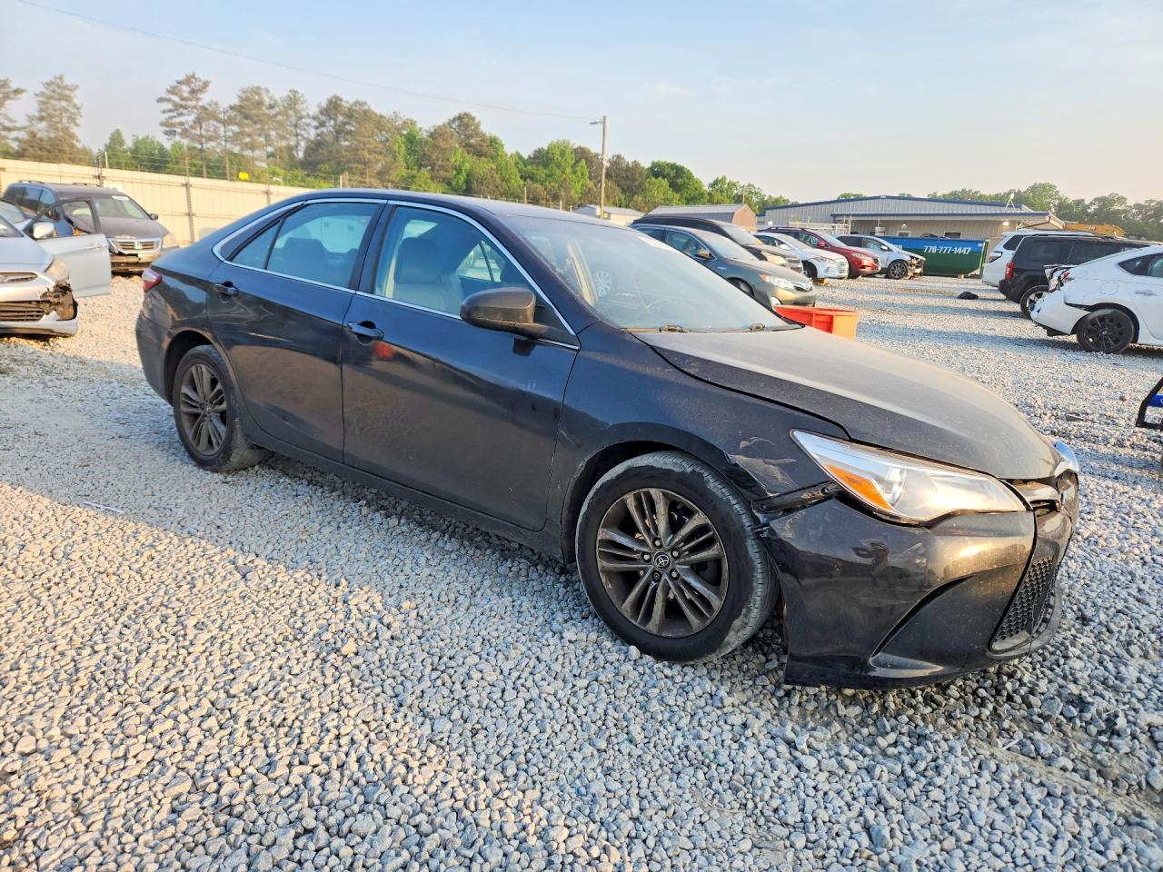 2015 Toyota Camry Se Black vin: 4T1BF1FKXFU084475