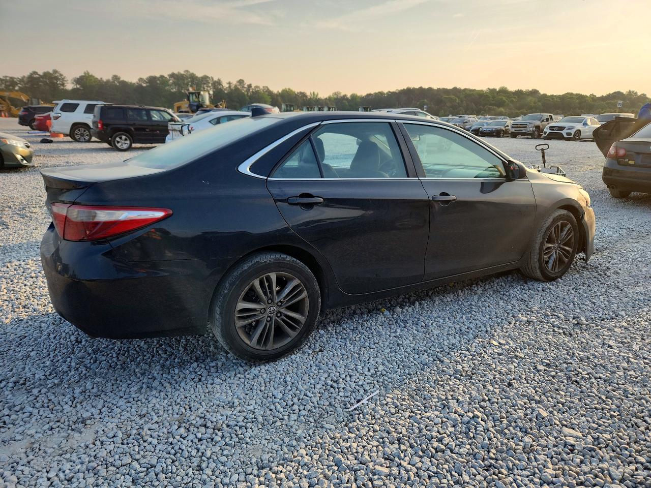 2015 Toyota Camry Se Black vin: 4T1BF1FKXFU084475