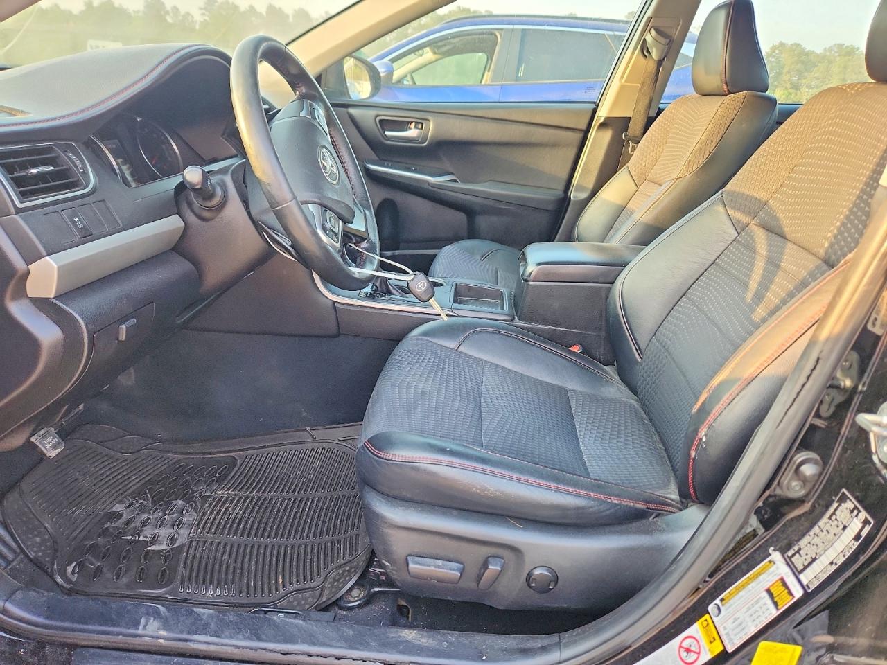 2015 Toyota Camry Se Black vin: 4T1BF1FKXFU084475