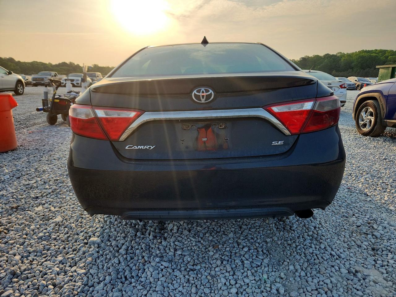 2015 Toyota Camry Se Black vin: 4T1BF1FKXFU084475